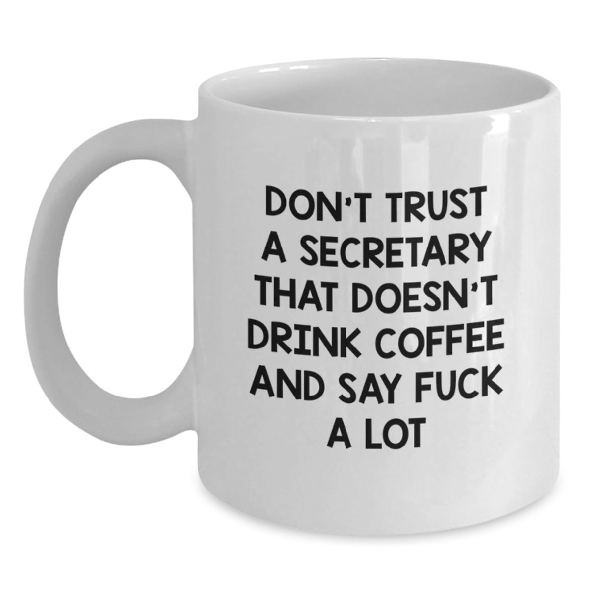 Christmas Gift for Her - Humorous Secretary Coffee Mug Present - Main