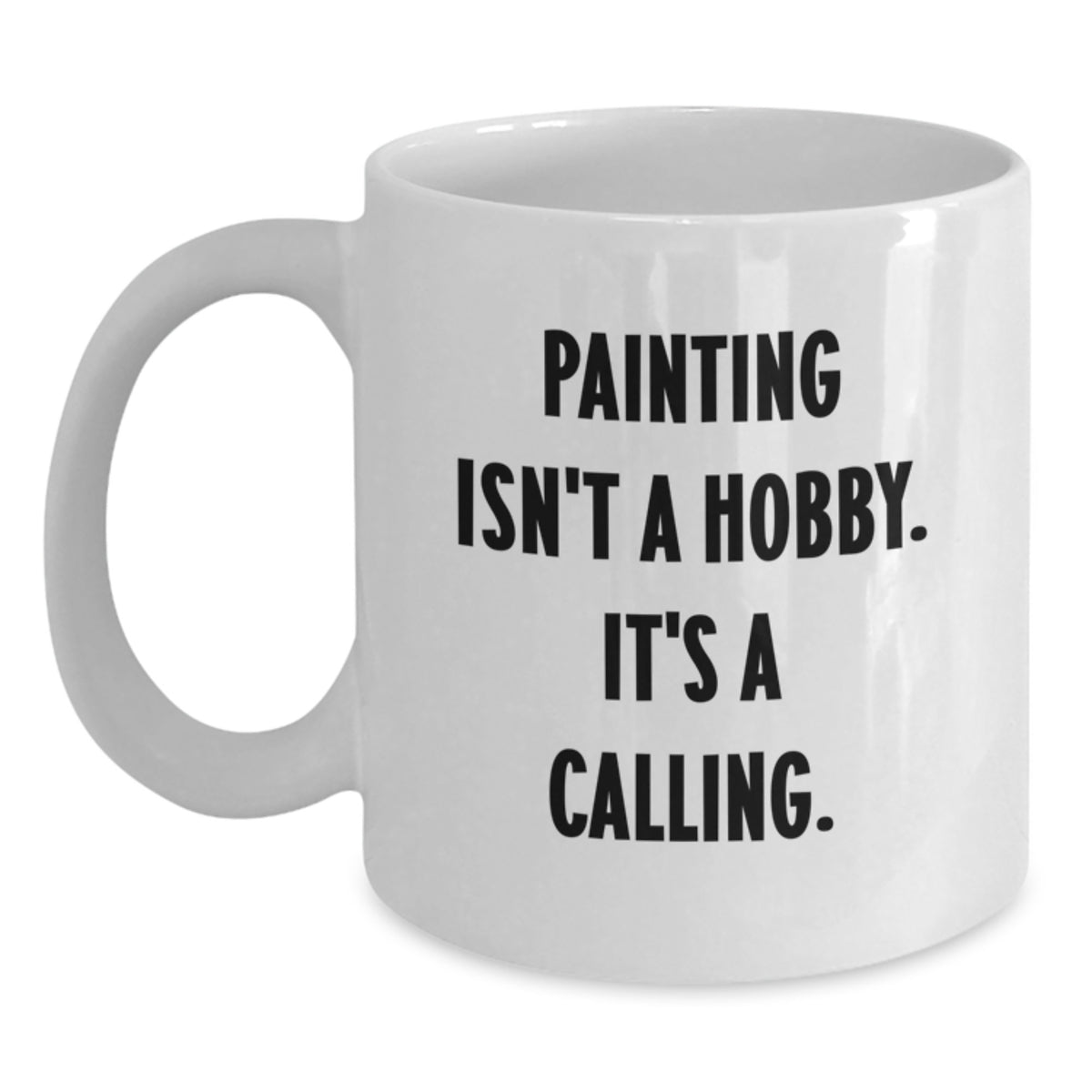 Christmas Gift for Her Inspiring Painting Calling Present Mug - Main