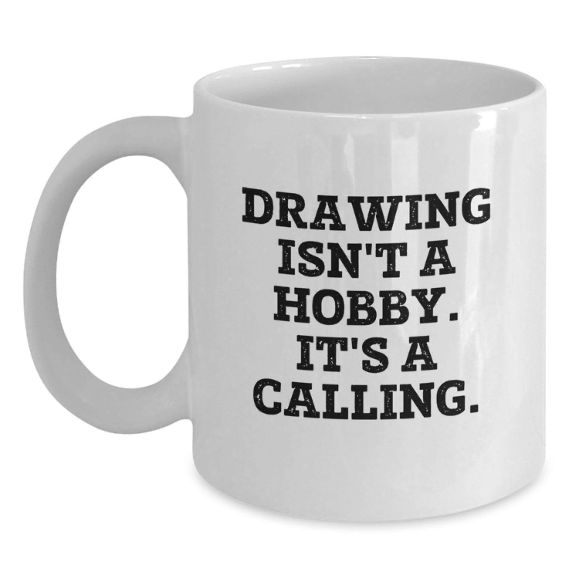 Funny Drawing Quote Gifts for Men from Wife on Valentine's 11oz White Coffee Mug - Main