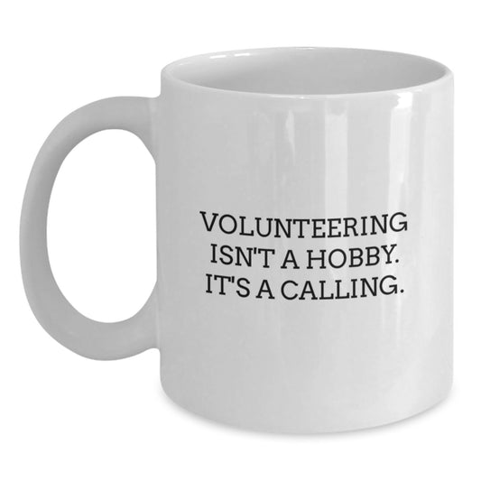 Funny Volunteering Gifts from Family for Men on Christmas Unique Mugs - Main