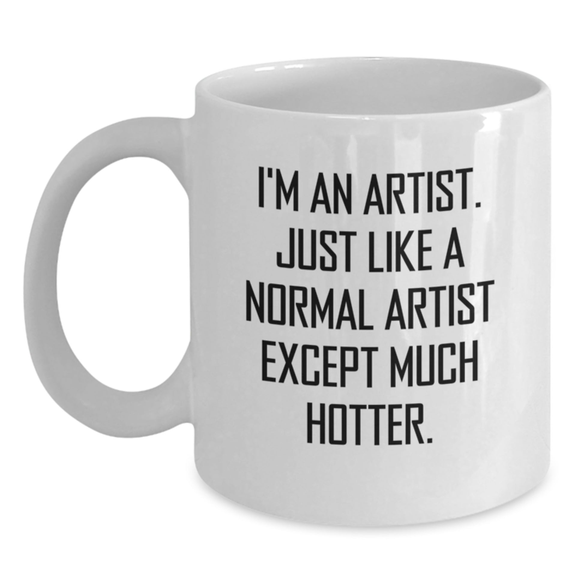 Funny Artist White Coffee Mugs Gifts from Family Friends Women for Artist Men Graduation Unique - Main