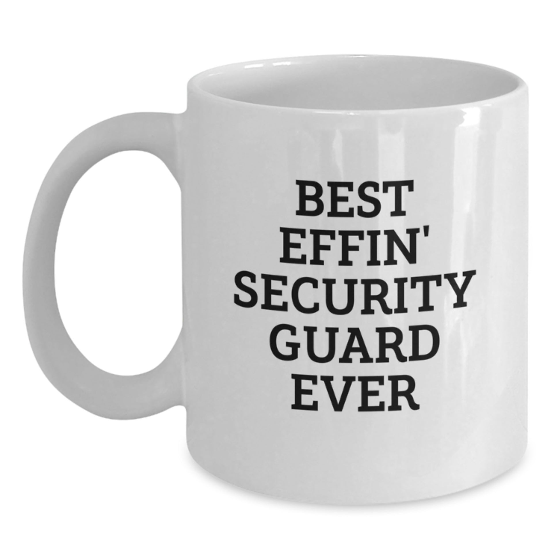Funny Security Guard White Coffee Mug Gifts from Friends for Security Guard Graduation Unique Gifts - Main
