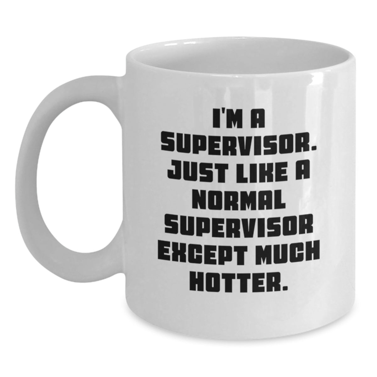 Funny Supervisor Gifts from Men to Women White Coffee Mug, Perfect for Supervisor Enthusiasts on Mother's Day Unique Gifts - Main