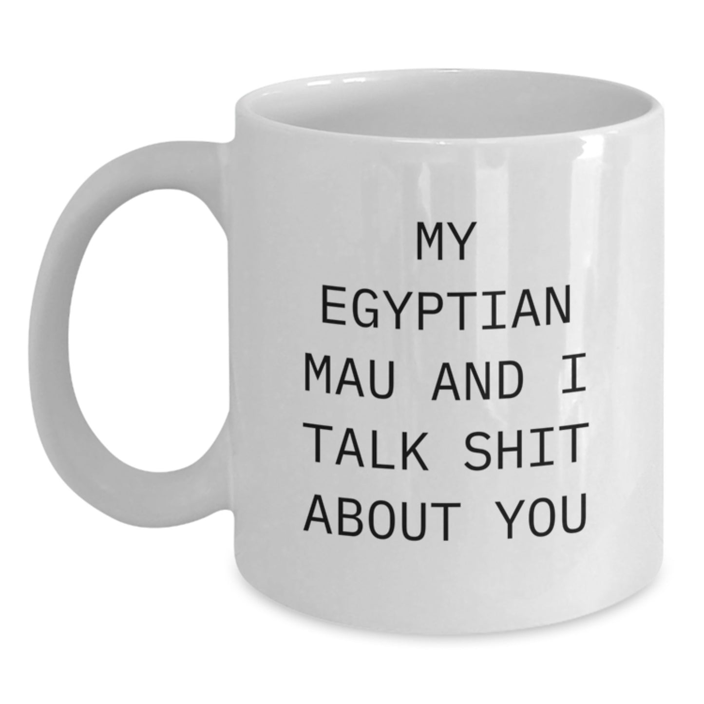 Funny Egyptian Mau Cat Gifts for Men from Friends Graduation Unique Mugs - Main