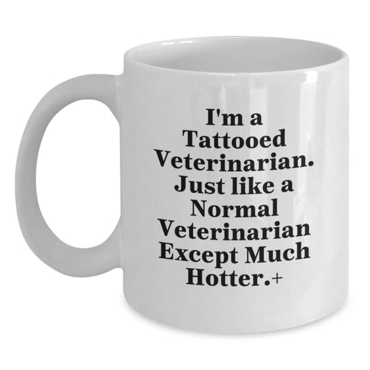 Funny Veterinarian White Coffee Mugs Gifts for Men from Friends for Graduation Unique - Main