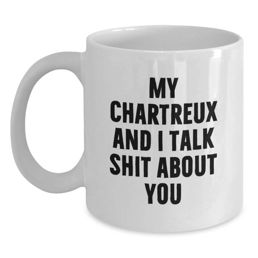 Funny Chartreux Cat Mugs Gifts for Men Friends from Family on Father's Day - Main