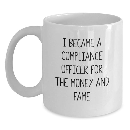Compliance Officer Funny Coffee Mugs Gifts for Men Women Friends Coworkers Family Birthday Unique Gifts - Main