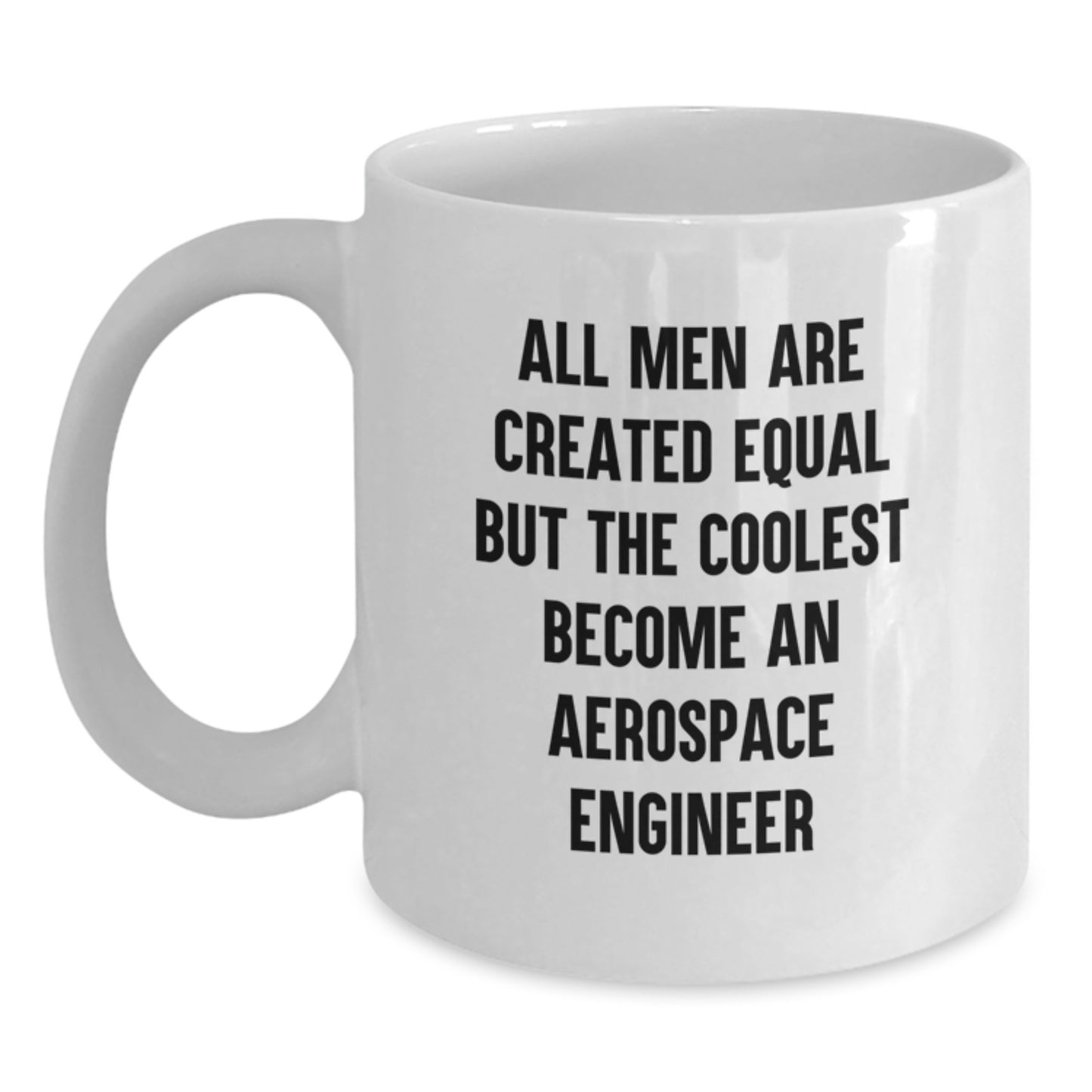 Birthday Gift Aerospace Engineer White Coffee Mug for Her Present - Main