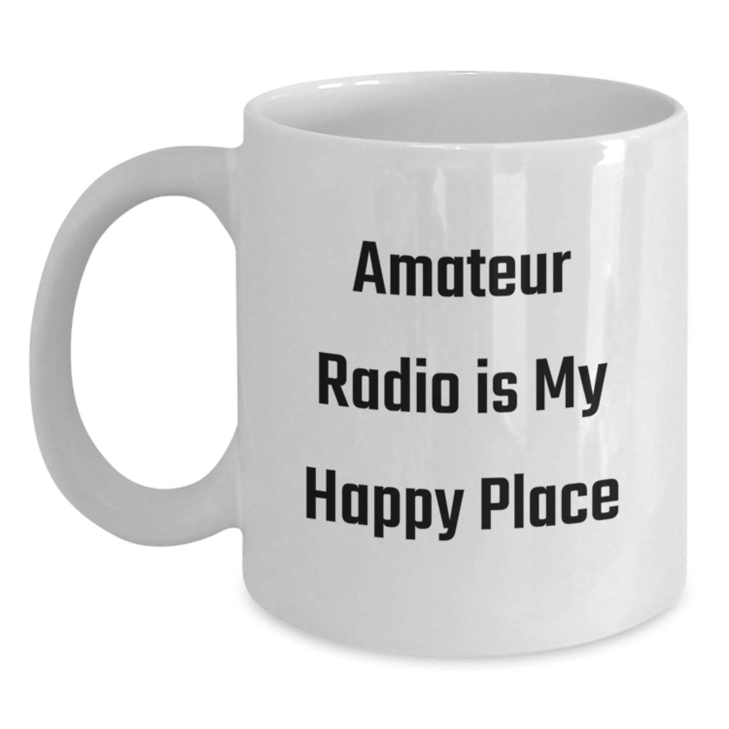 Amateur Radio Keepsake White Mug for Him Birthday Gift Ceramic 11oz - Main