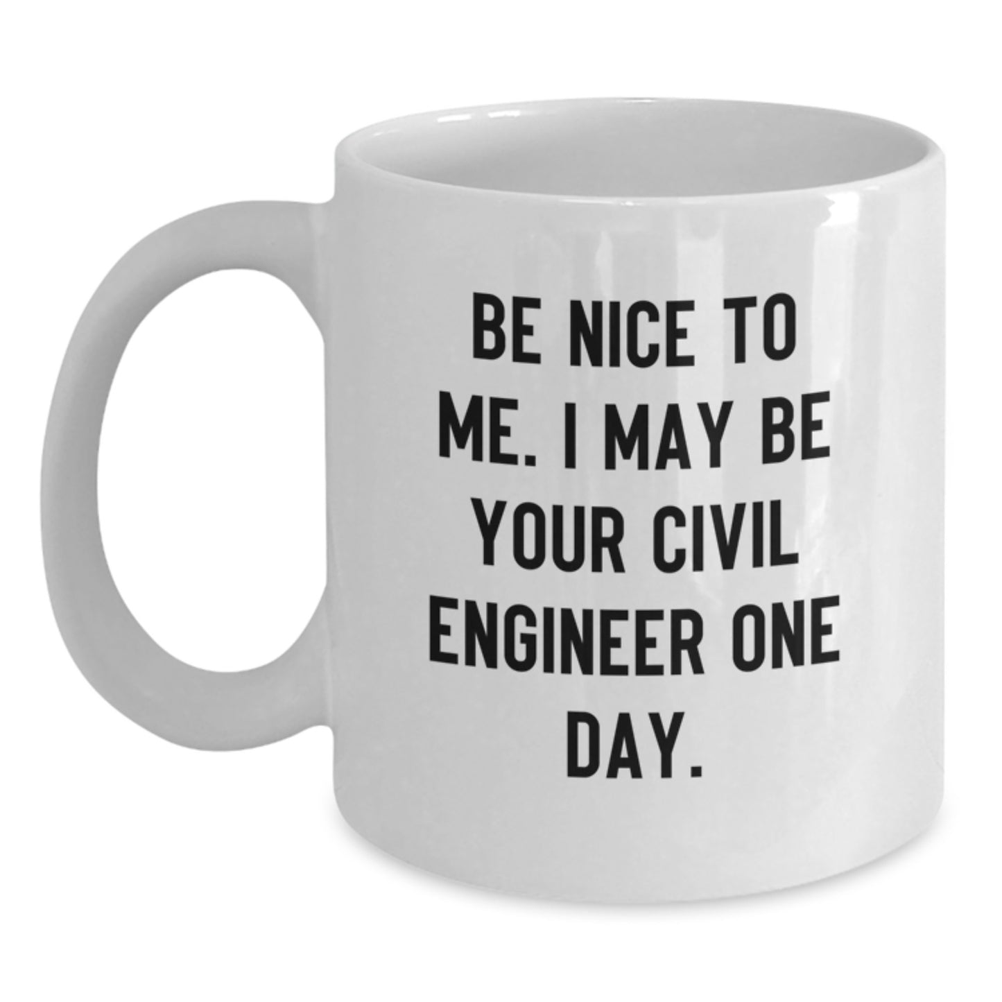 Funny Civil Engineer Christmas White Coffee Mugs Gifts from Friends to Civil Engineer Coworkers - Main