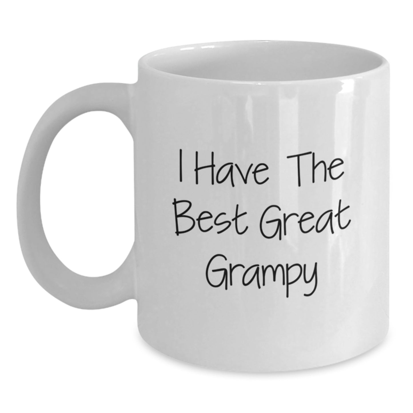 Funny Grampy Gifts for Him, Inspirational White Coffee Mug, Unique Mother's Day Unique Gifts from Men to Grampy, Great Grampy Quote Mug - Main