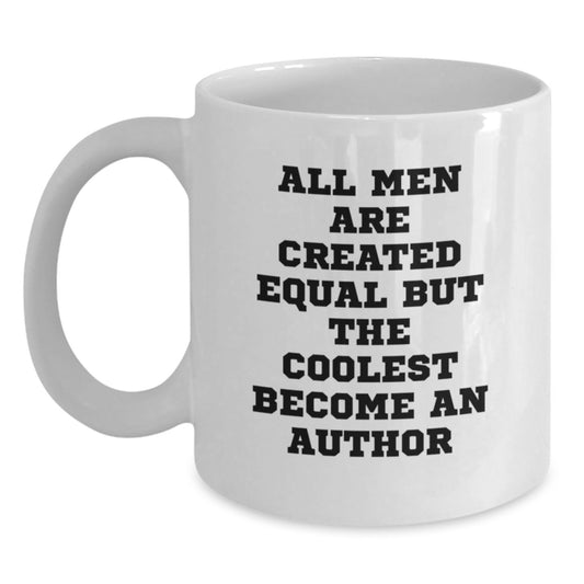 Funny Author Quotes Gifts for Author Friends Mother's Day Unique White Coffee Mug - Main