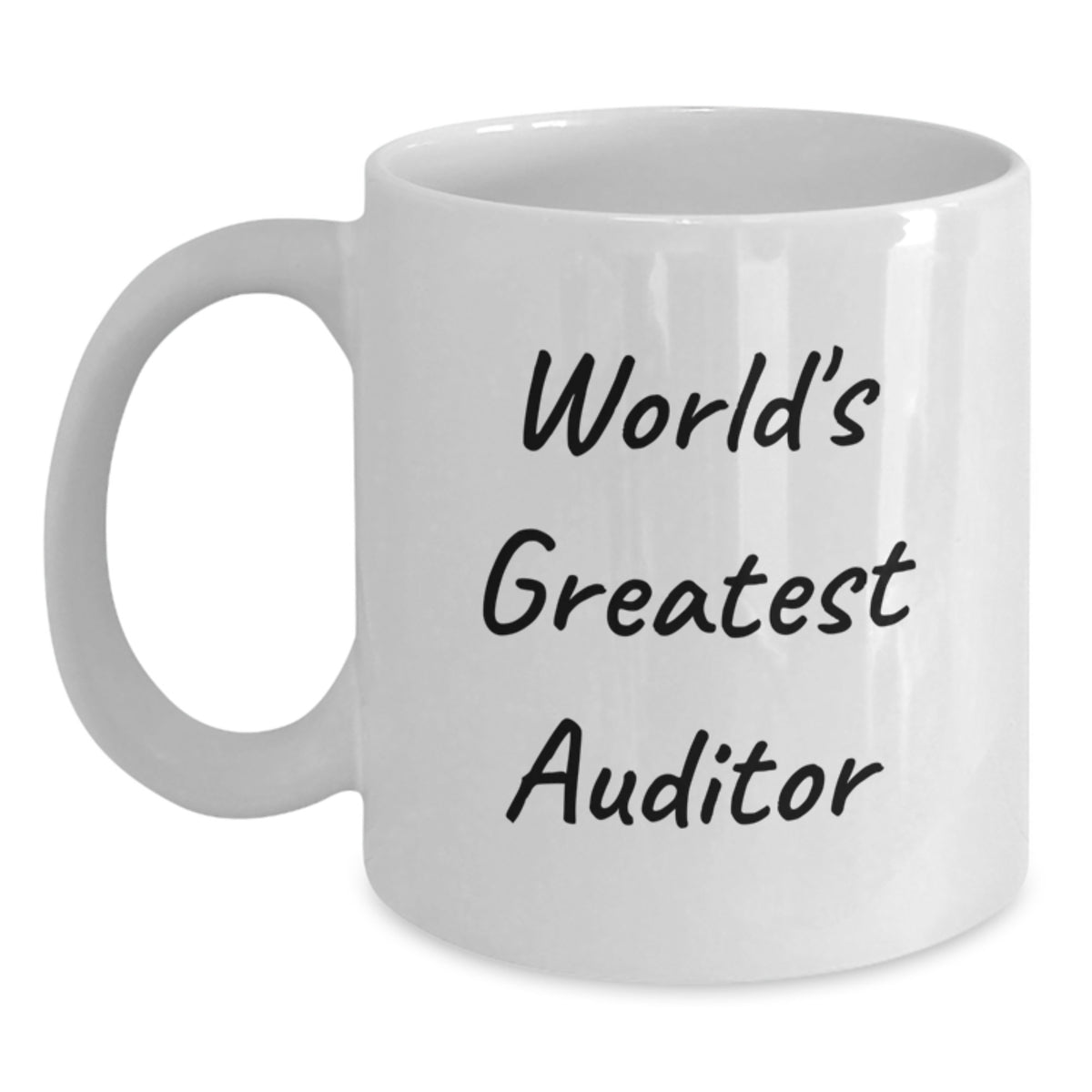 Funny World's Greatest Auditor Gifts from Men to Men - White Coffee Mug for Birthday Unique Gifts, Auditor Office Supplies, Auditor White Mug, World's Best Auditor - Main