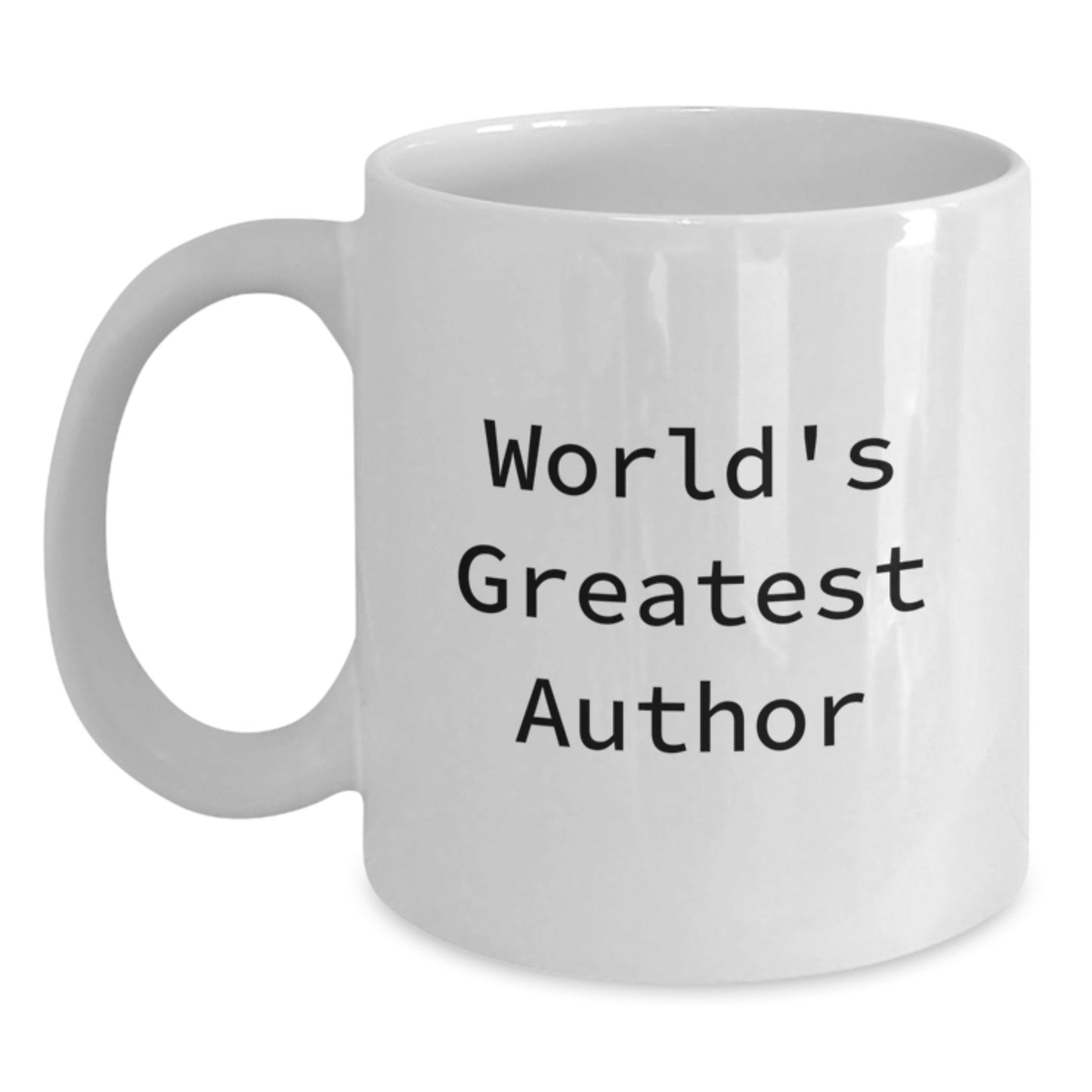 Author Keepsake White Ceramic Coffee Mug for Him Birthday Gift - Main