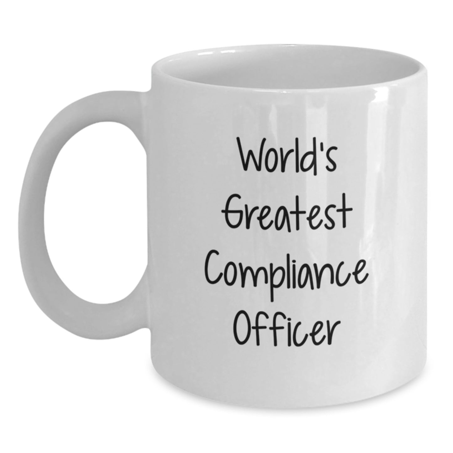 Funny Compliance Officer White Coffee Mug, Gifts from Friends to Men, Christmas Unique Gifts for Compliance Officer - Main