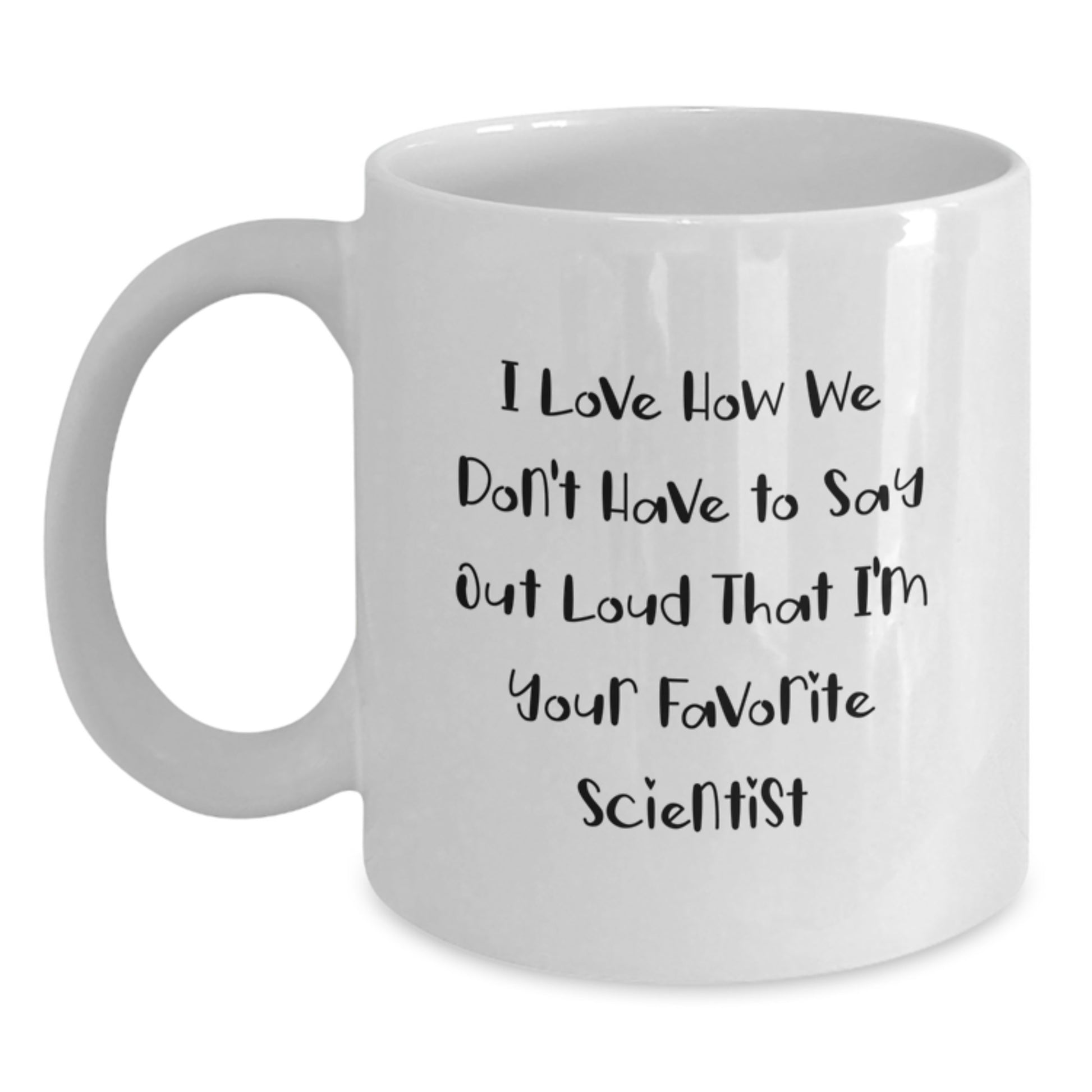 Funny Scientist Gifts for Men - White Ceramic Coffee Mug, Ideal Gift from Friends for Christmas Morning - Main