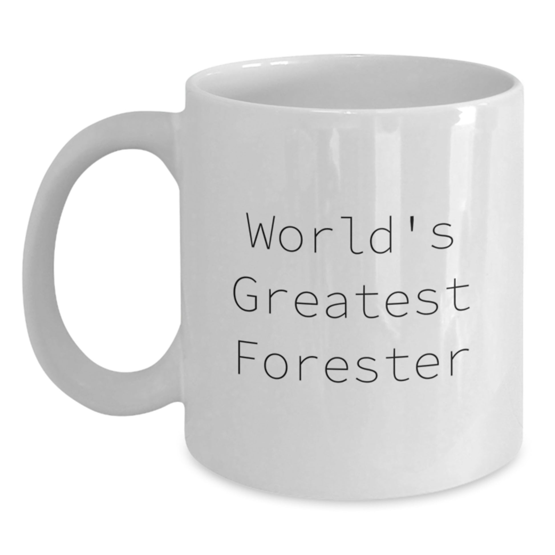 Forester Keepsake Ceramic White Coffee Mug for Him Birthday Gift - Main