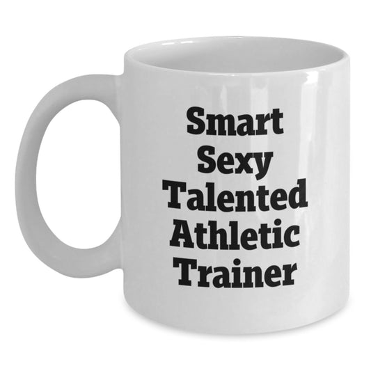 Funny Quotes for Athletic Trainers Gifts from Men to Friends, Inspirational White Coffee Mug for Birthday Unique Gifts - Main