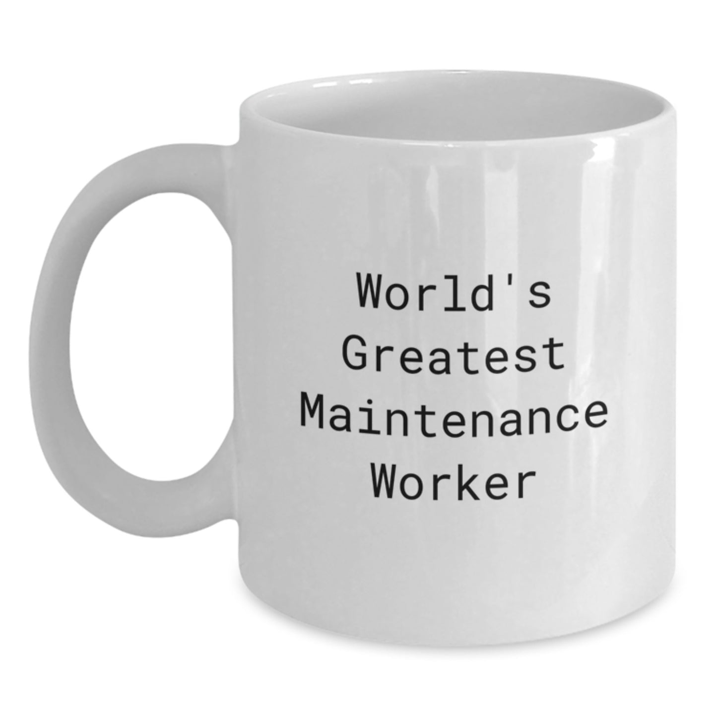 Husband Keepsake Mug – World's Greatest Maintenance Worker Birthday Gift - Main