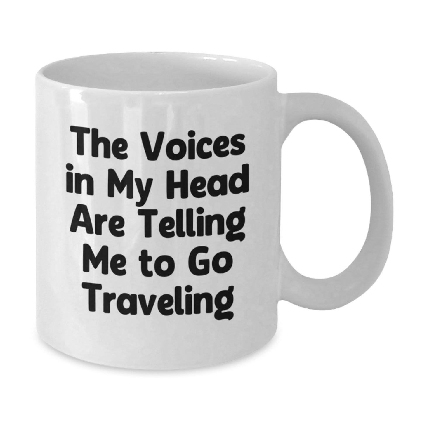 Funny Traveling Mug Gifts from Friends for Traveling Enthusiasts, White Coffee Mug with Inspirational Quote - Additional