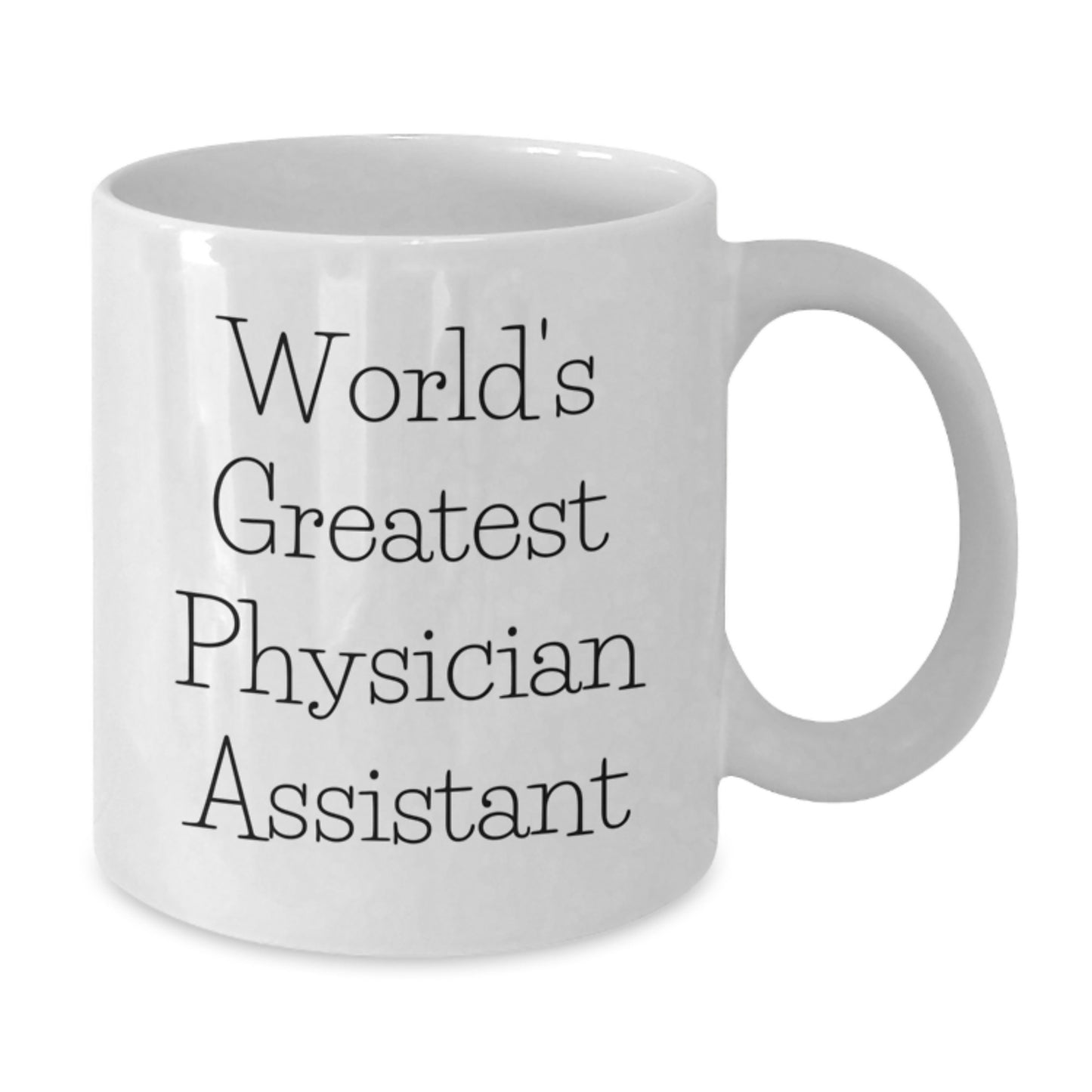 Funny Gifts for Physician Assistant, Unique White Coffee Mugs for Christmas, 'World's Greatest Physician Assistant' Quote, Gifts from Friends to Family - Additional