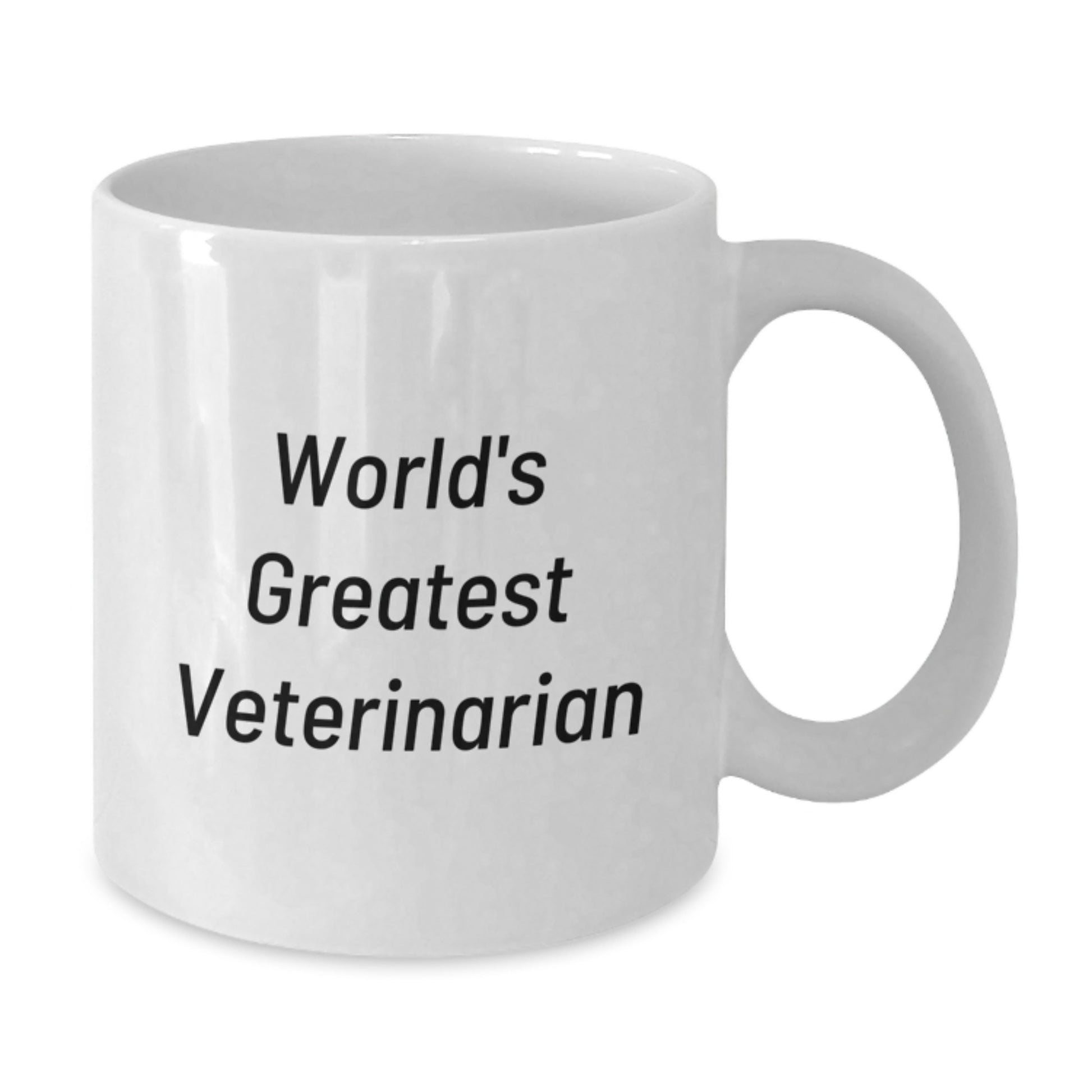 Funny Veterinarian Gifts from Men to Women, White Coffee Mug with 'World's Greatest Veterinarian' Quote, Christmas Unique Presents - Additional