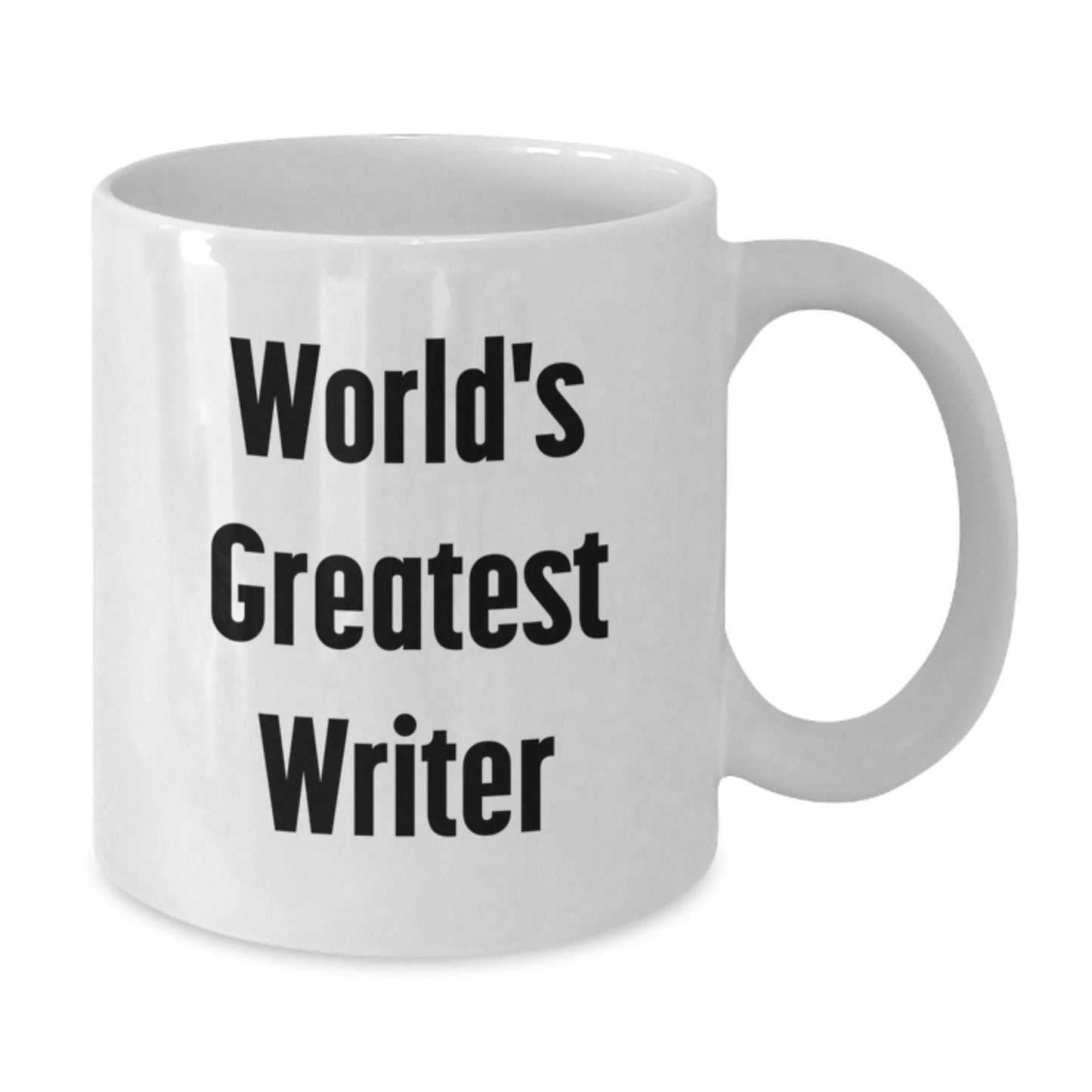 Funny World's Greatest Writer Quote Gifts for Writers, White Coffee Mug, Christmas Unique Gifts from Friends to Writers - Additional