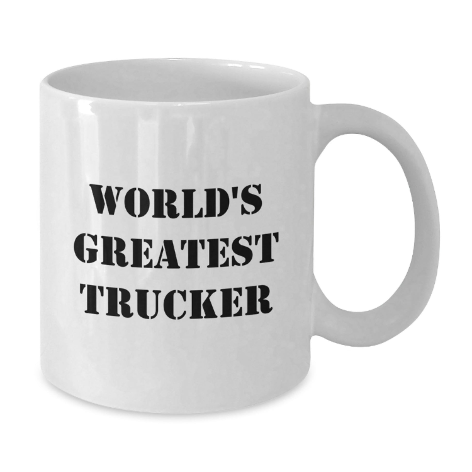Trucker Humor Gifts from Friends for Trucker Birthday Unique Mugs, World's Greatest Trucker Coffee Cup, Funny Truck Driver Gifts - Additional