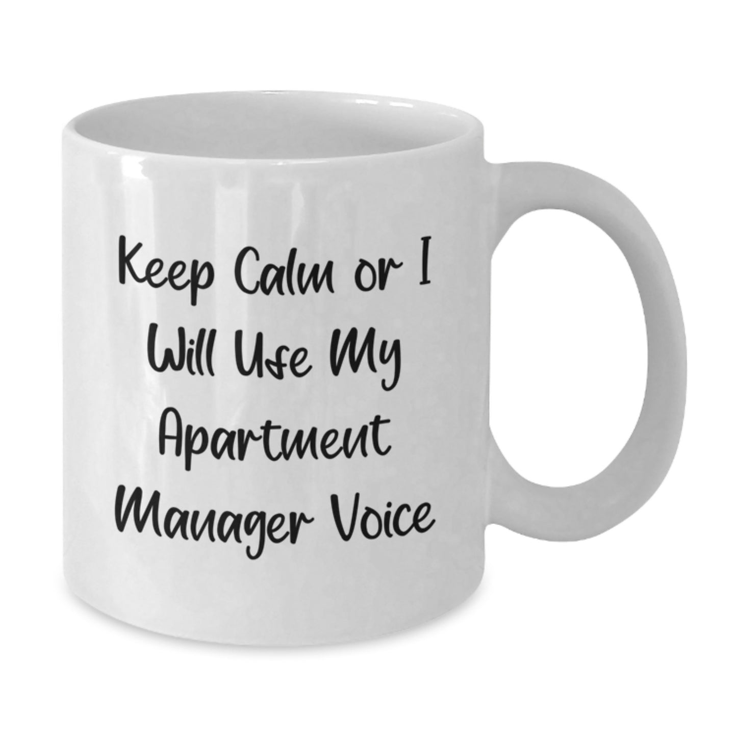 Funny Apartment Manager Gifts from Family - White Coffee Mug for Mom's Unique Mother's Day - Additional