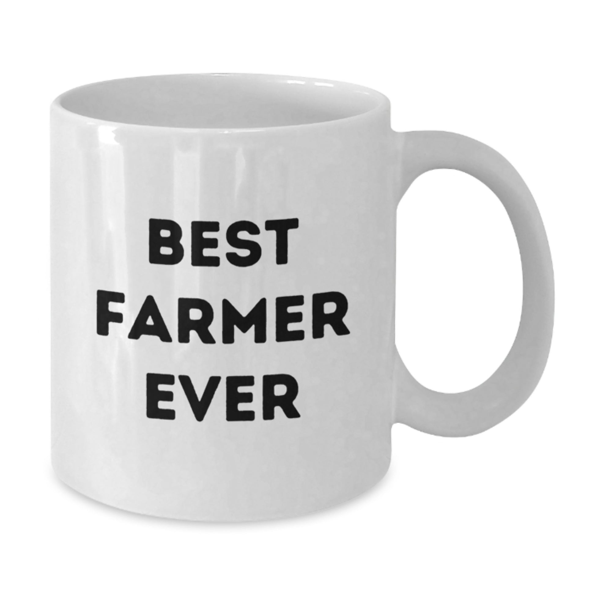 Funny Farmer Gifts from Men to Best Farmer Ever, White Coffee Mug for Graduation - Additional