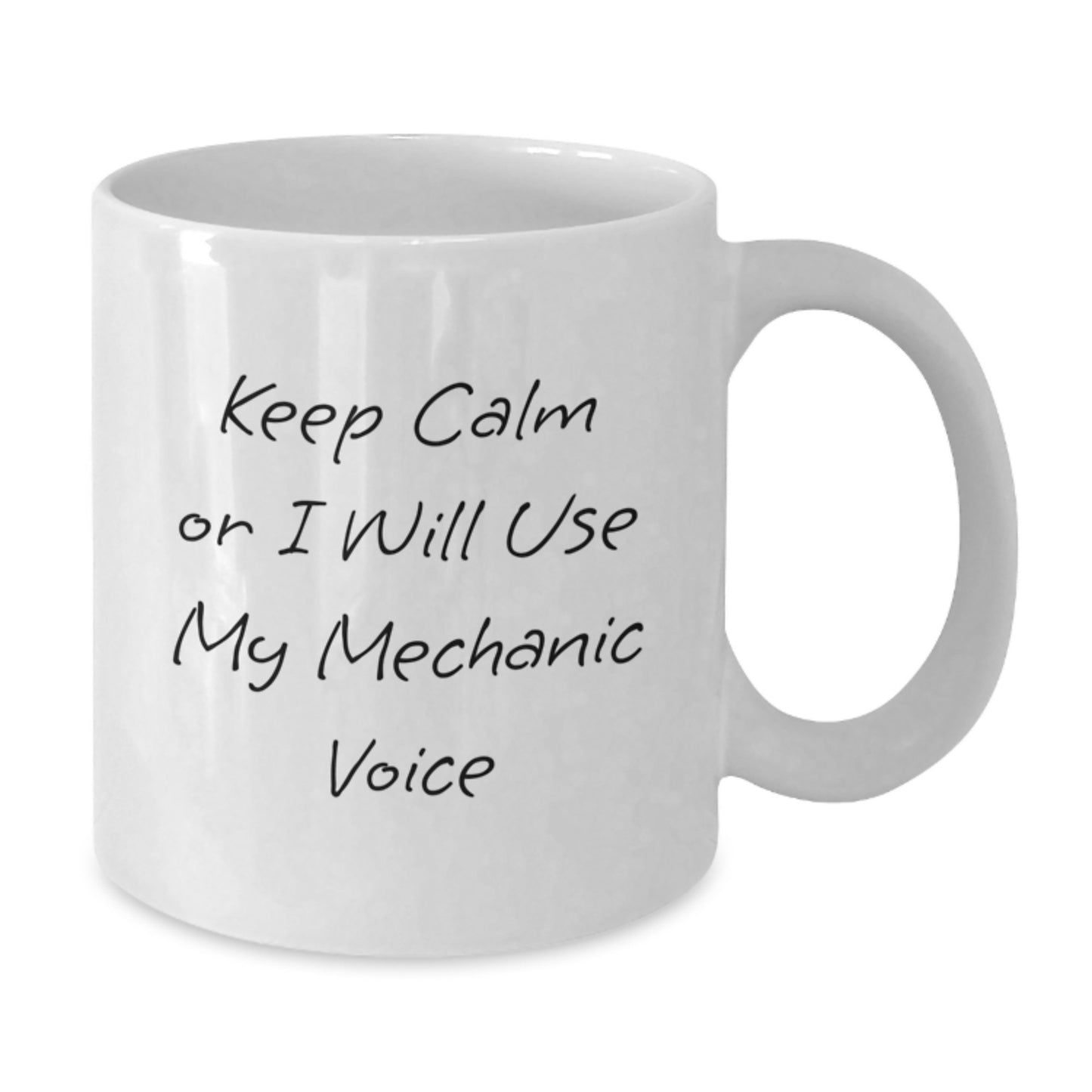 Funny Mechanic Gifts from Men - Cute White Coffee Mug for Mechanic Friends on Mother's Day - Additional