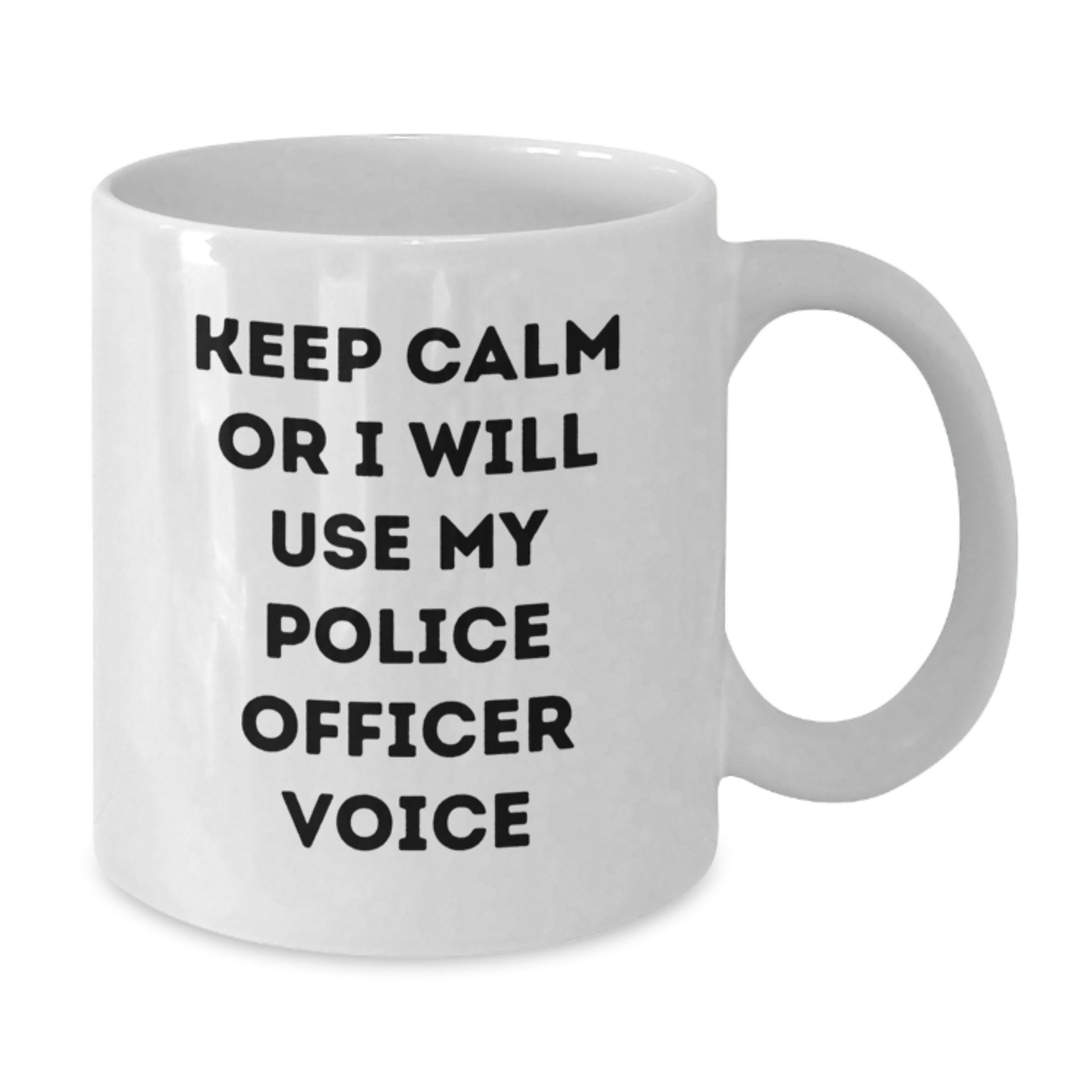 Funny Police Officer Gifts for Police Officers, Men, or Friends, White Coffee Mug, Christmas Unique Gifts from Men, Women, or Family - Additional