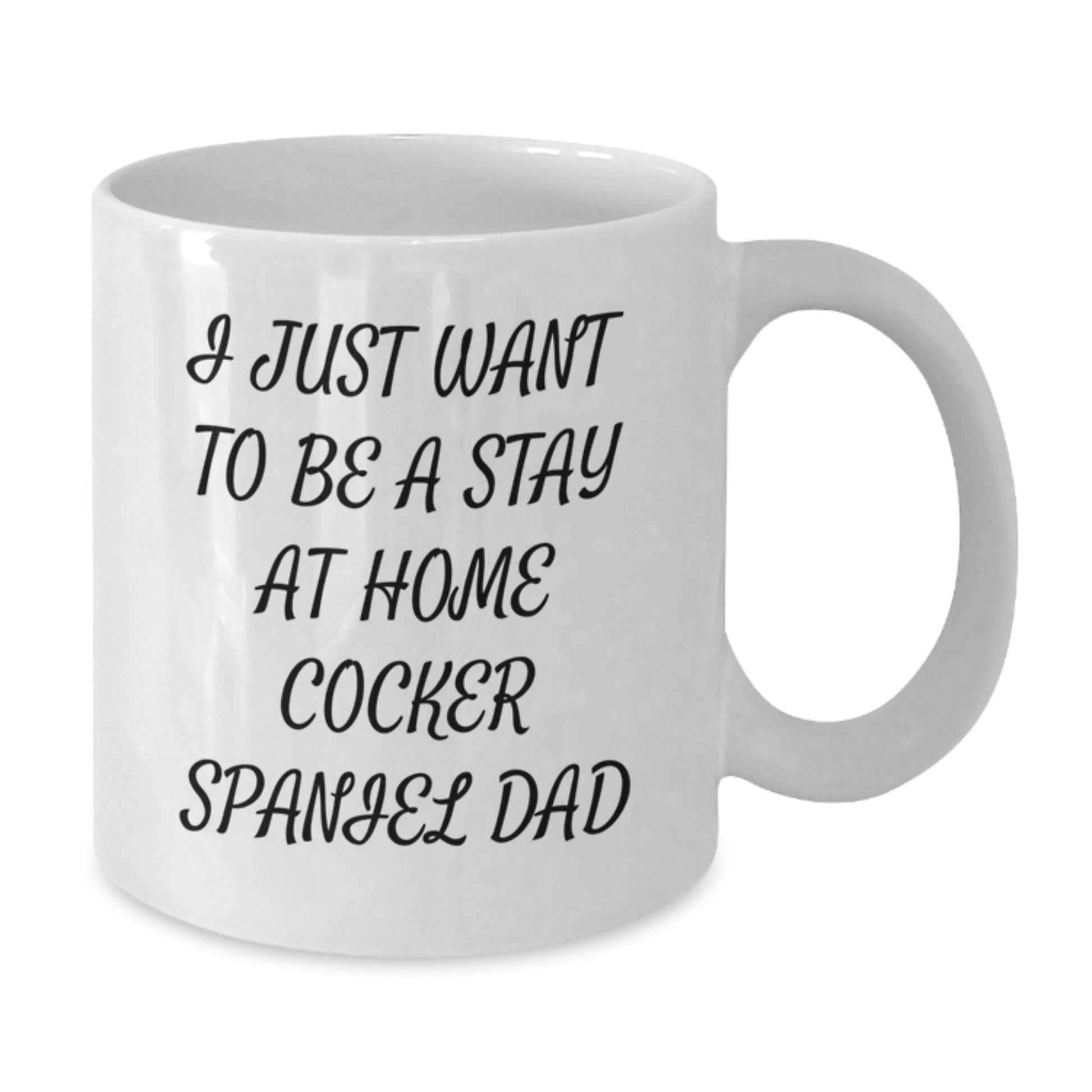 Cute Cocker Spaniel Dad Funny Coffee Mug Gifts from Men to Cocker Spaniel Dog Lovers at Christmas - Additional