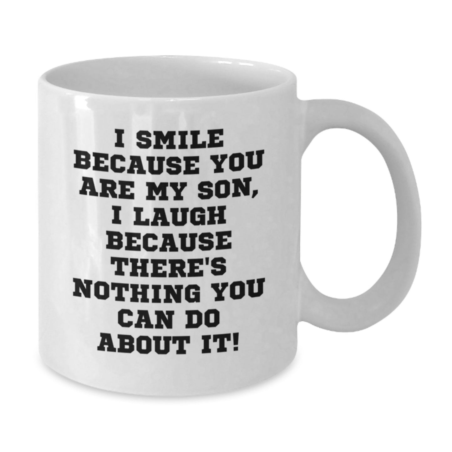 Funny Son White Coffee Mugs Gifts from Mom for Christmas Unique - Additional