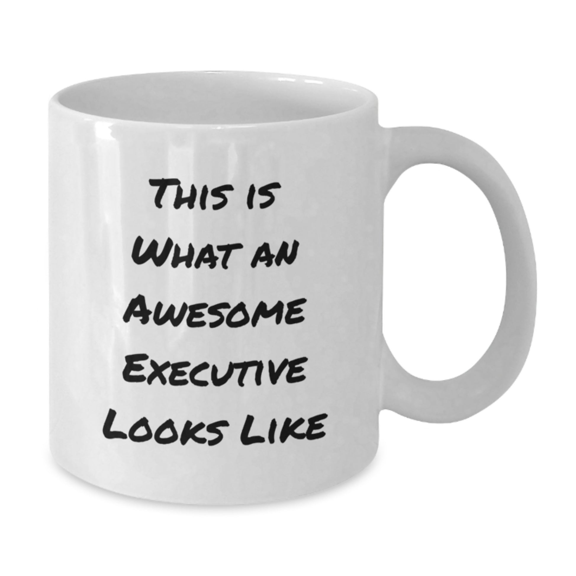 Funny Executive Gifts from Friends, White Coffee Mug for Awesome Boss, This Is What An Awesome Executive Looks Like - Additional