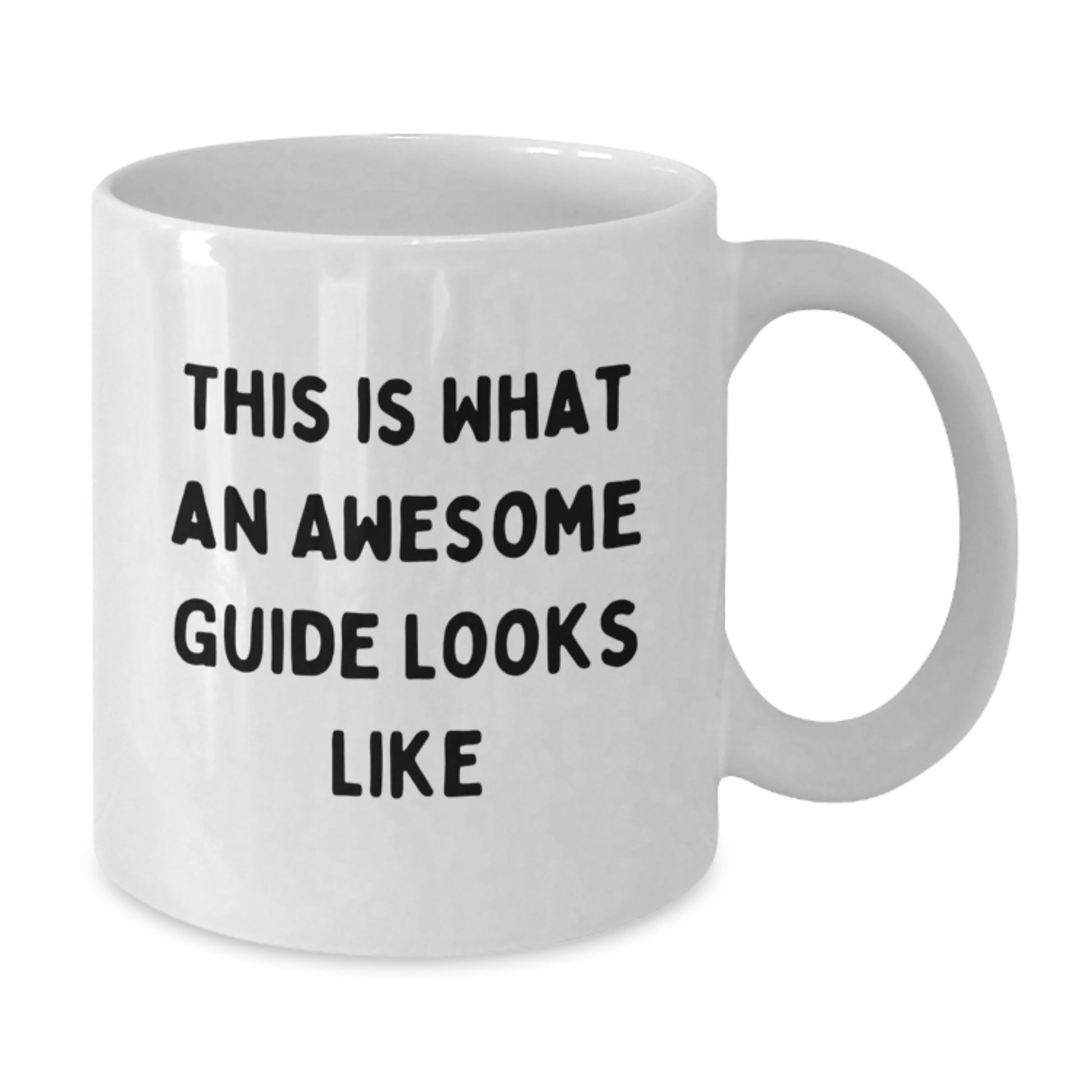 Funny Guide Gifts from Friends for Men Birthday Unique White Coffee Mugs - Additional