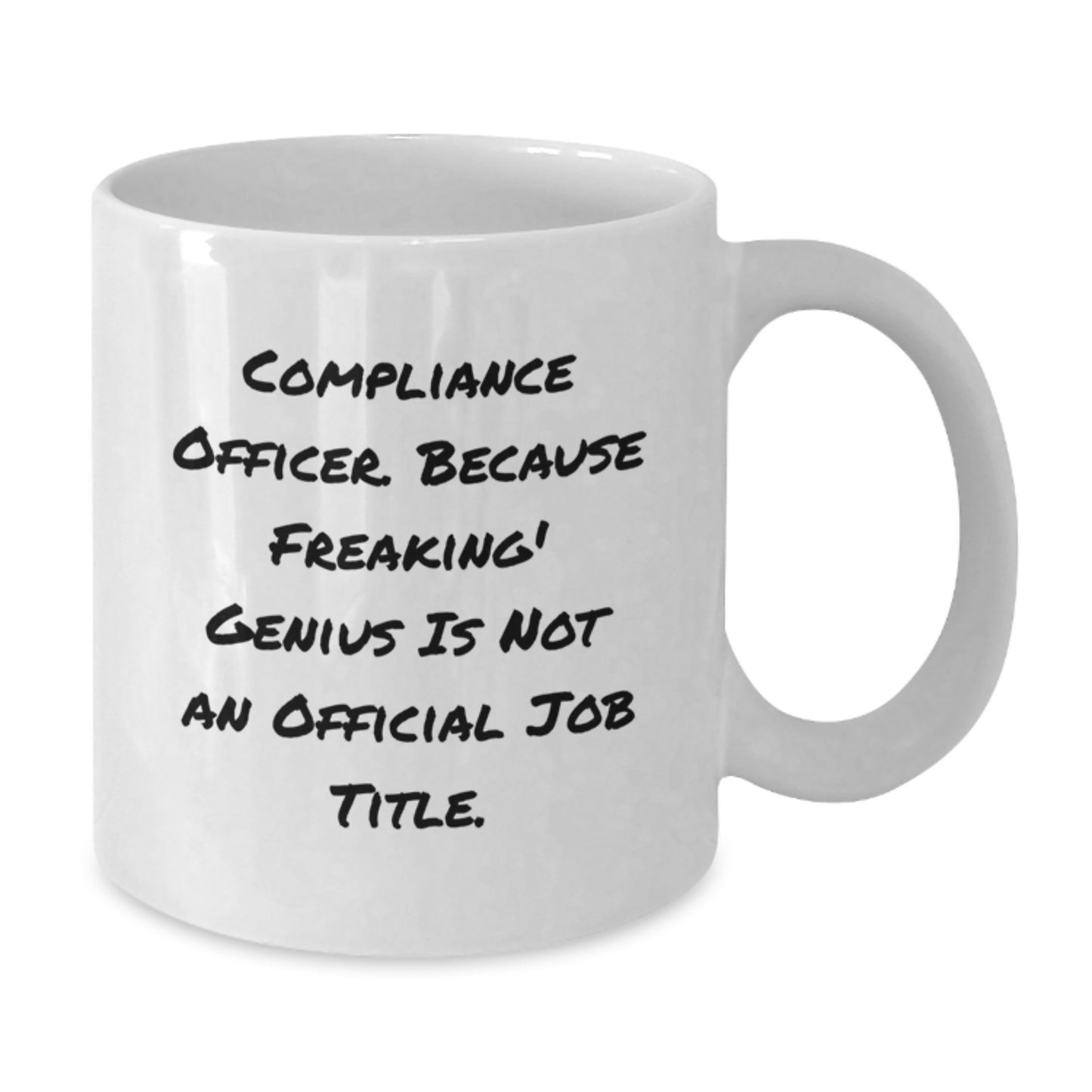 Compliance Officer Funny Mugs, Gifts for Men or Women at Work, White Coffee Mug, Perfect for Compliance Officer Gifts for Christmas - Additional