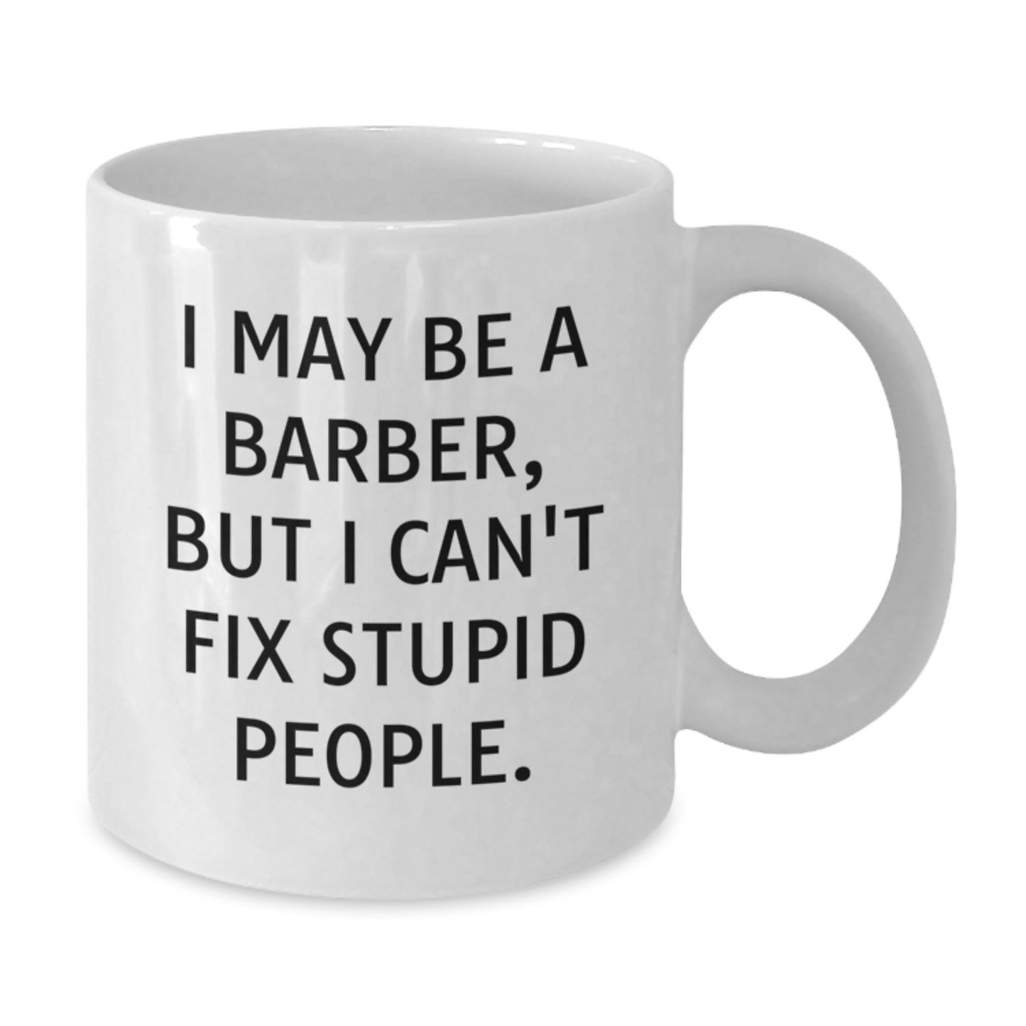 Barber Keepsake White Coffee Mug for Him Birthday Gift - Additional