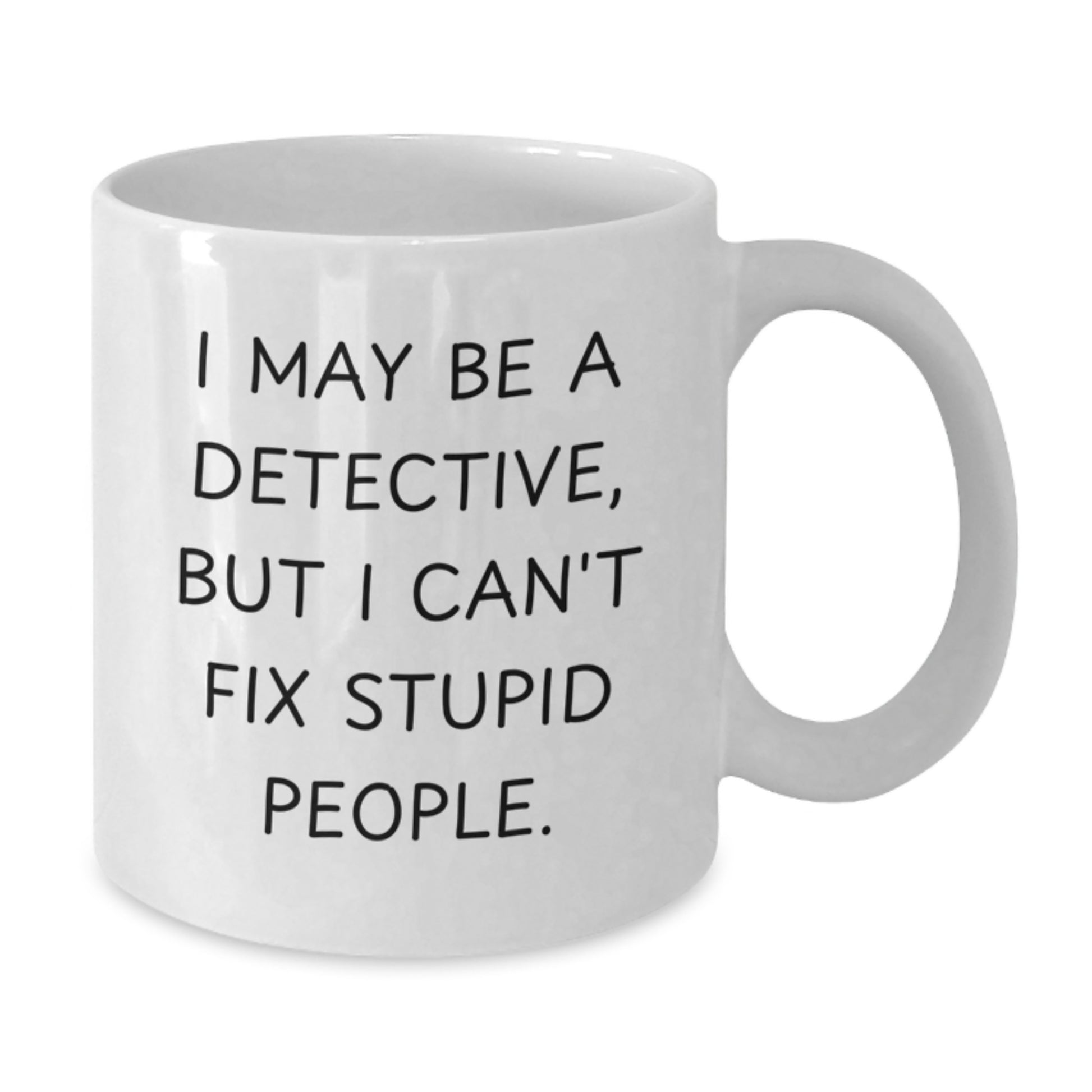 Detective Keepsake White Coffee Mug Surprise Birthday Gift for Him - Additional