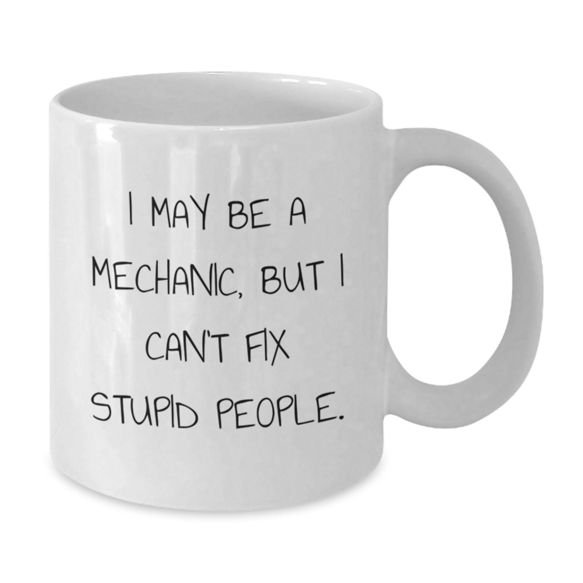 Birthday Gift for Her Mechanic White Coffee Mug Present with Humor - Additional