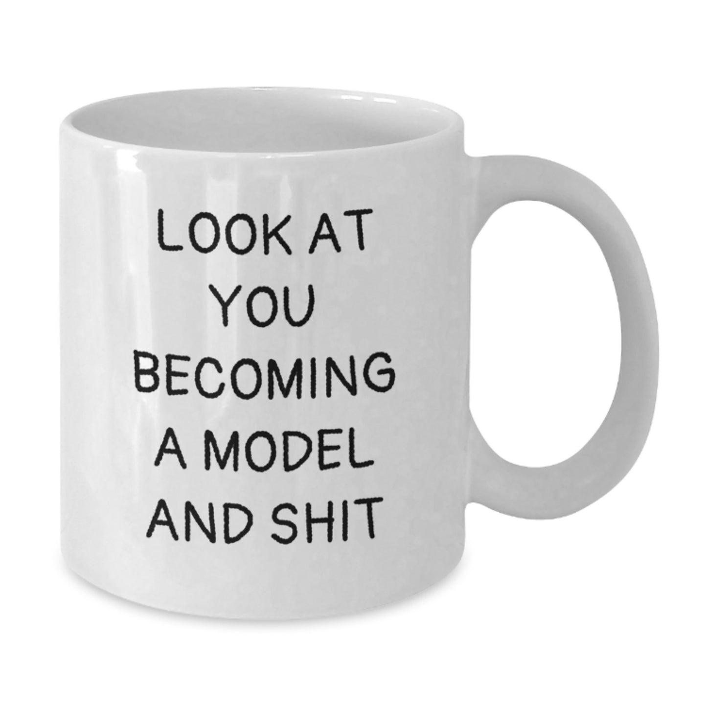 Funny Model Gifts from Mom, White Coffee Mugs for Model Lovers, Inspirational Quote, Unique Mother's Day Unique Gifts - Additional