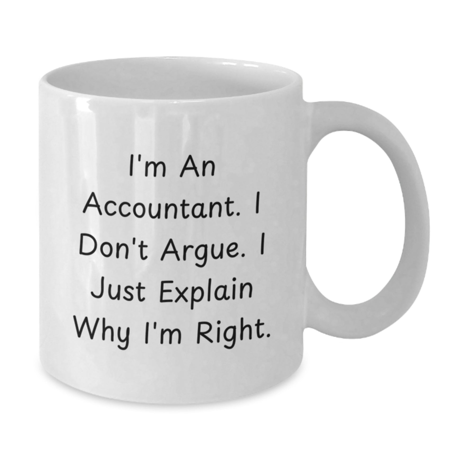 Gifts from Men for Accountants, Funny White Coffee Mug, Mom's Day Unique Gifts - Additional