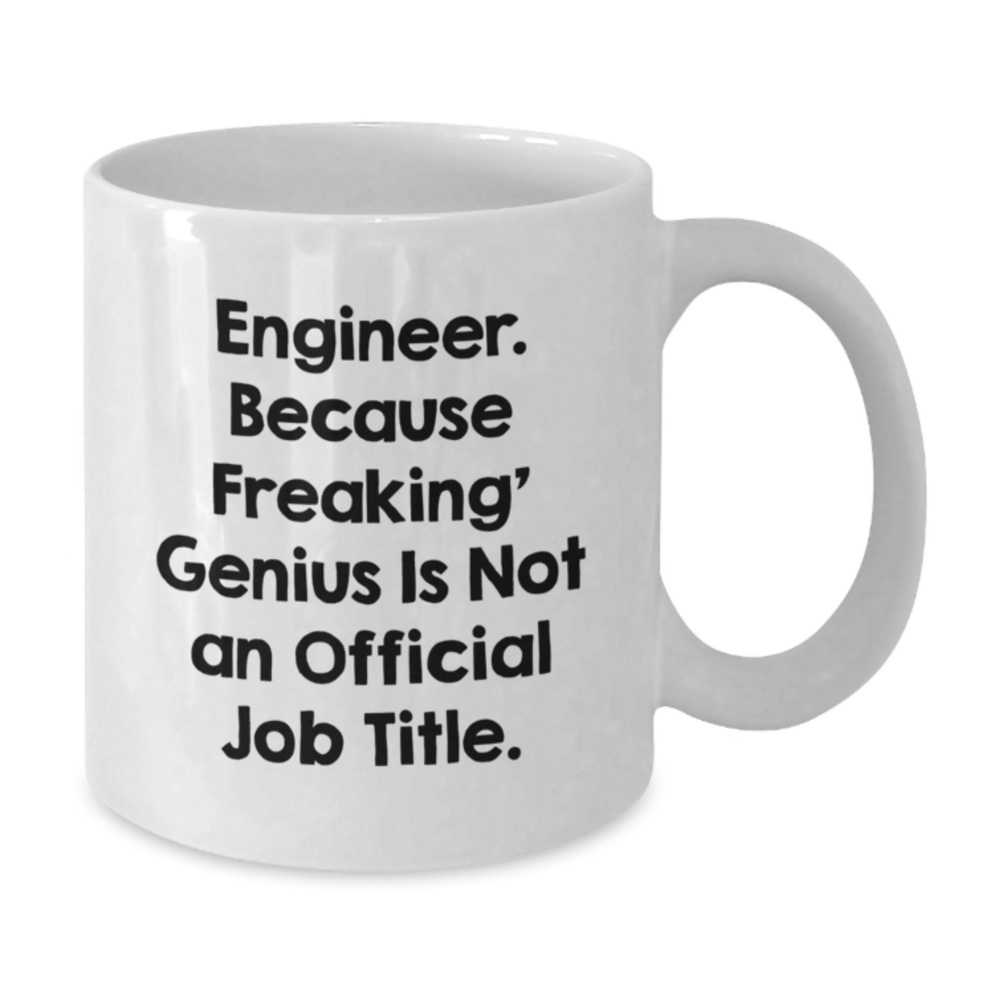 Funny Engineer Gifts from Friends Christmas Unique for Men Women White Ceramic Coffee Mugs - Additional