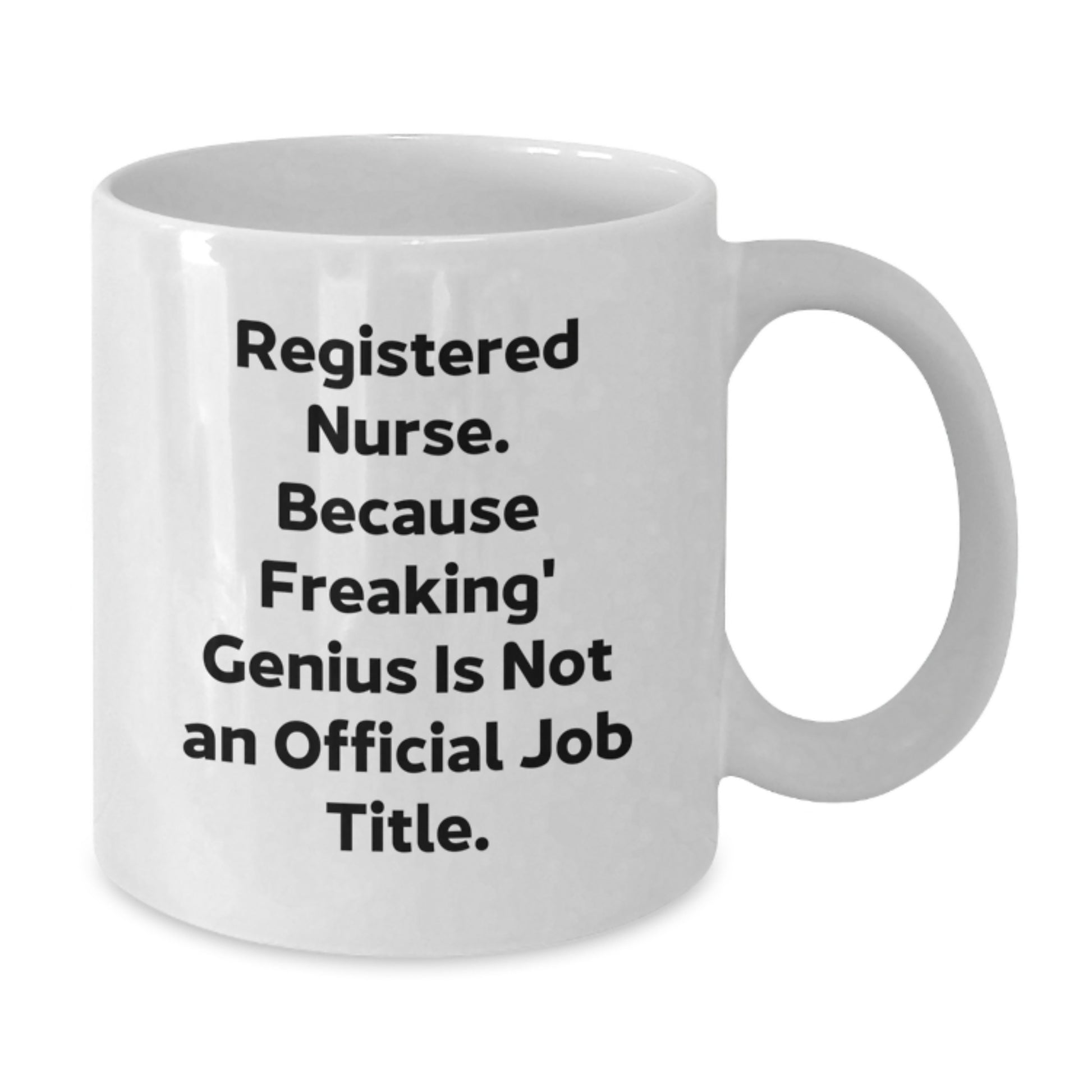 Registered Nurse Keepsake Mug for Him Graduation Gift Ceramic 11oz White - Additional