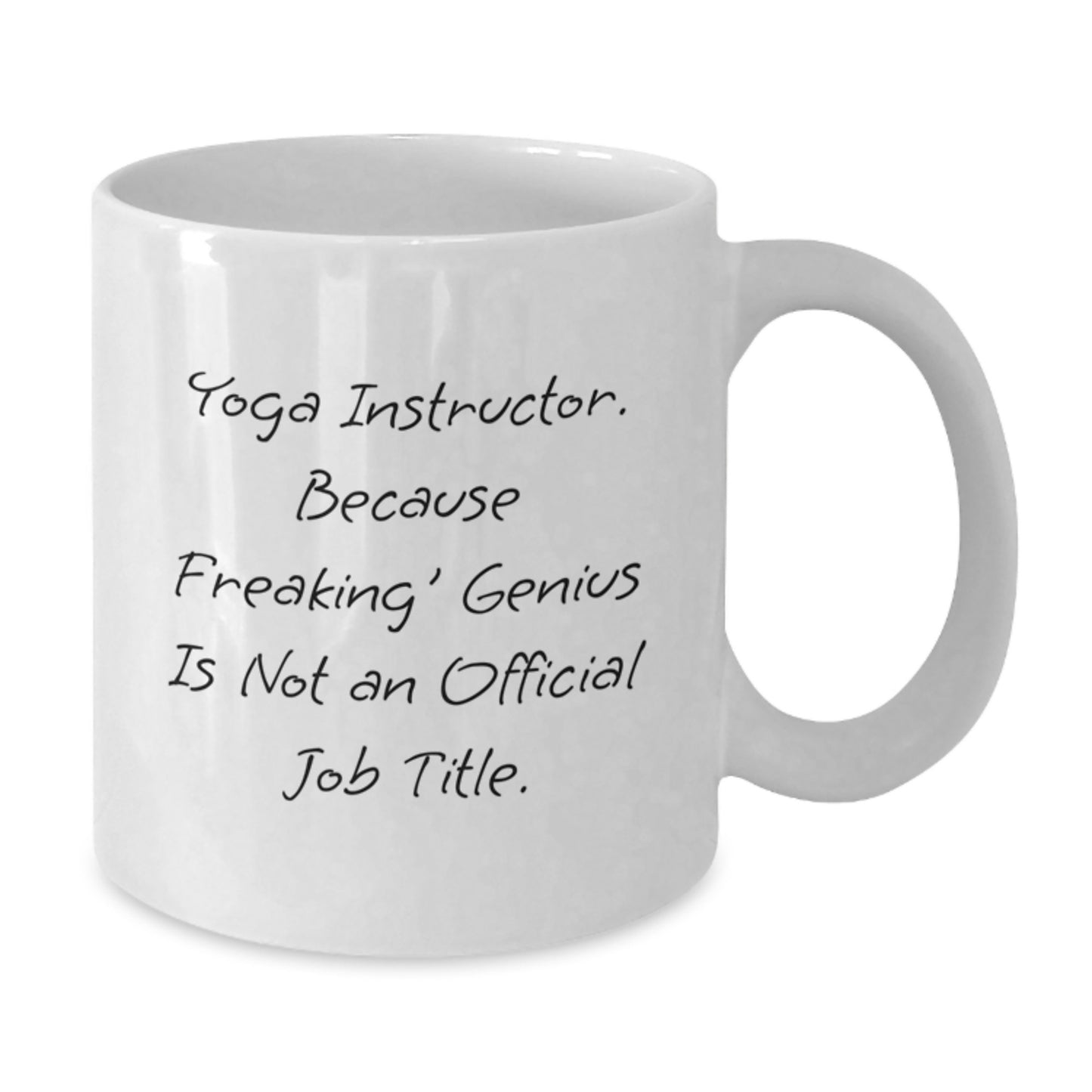 Birthday Gift for Her Yoga Instructor White Coffee Mug Present - Additional