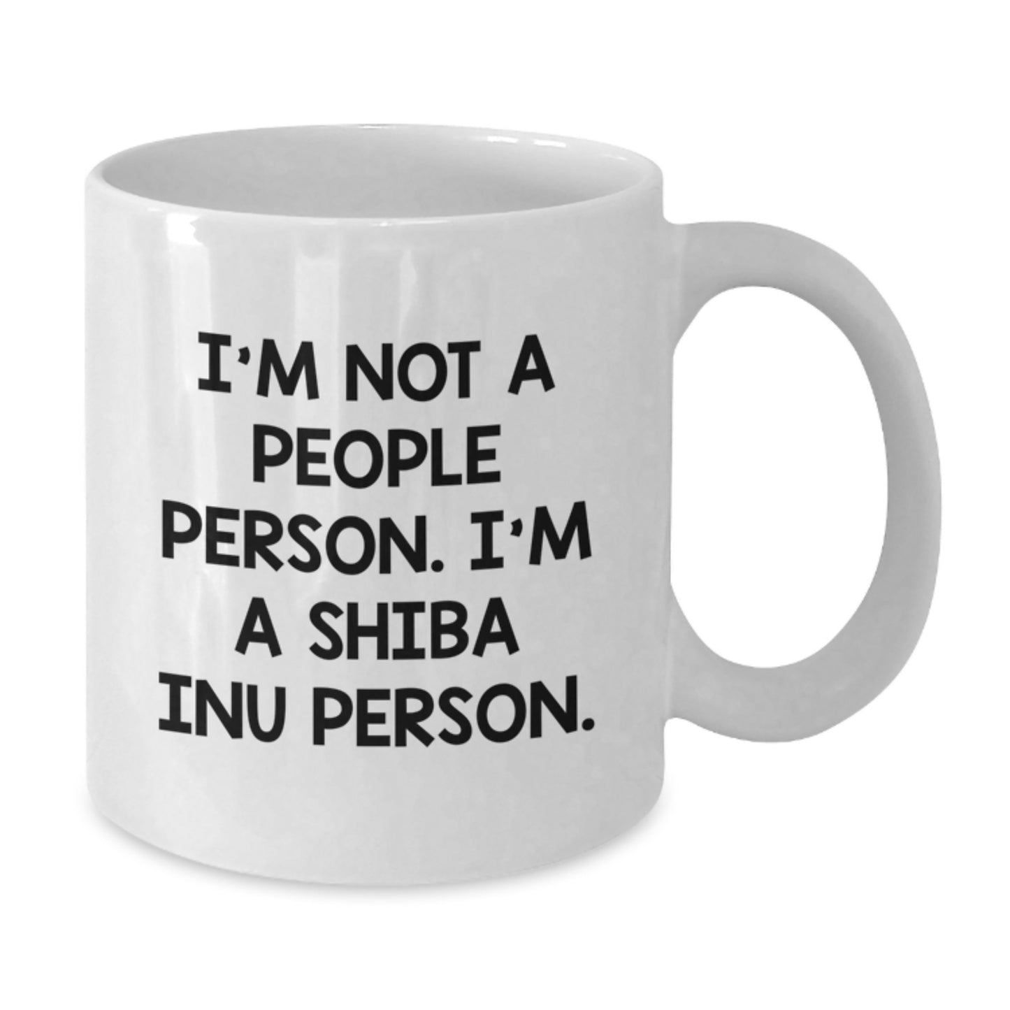 Funny Shiba Inu Dog Lover Gifts from Men to Friends for Valentine's Unique White Coffee Mugs - Additional