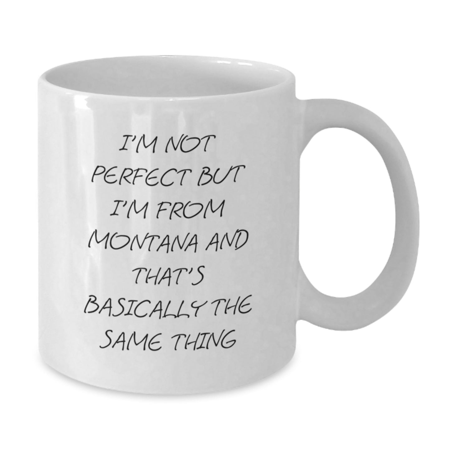 Funny Montana White Coffee Mug Gifts from Friends for Birthday - Perfect for Montana Lovers - Additional
