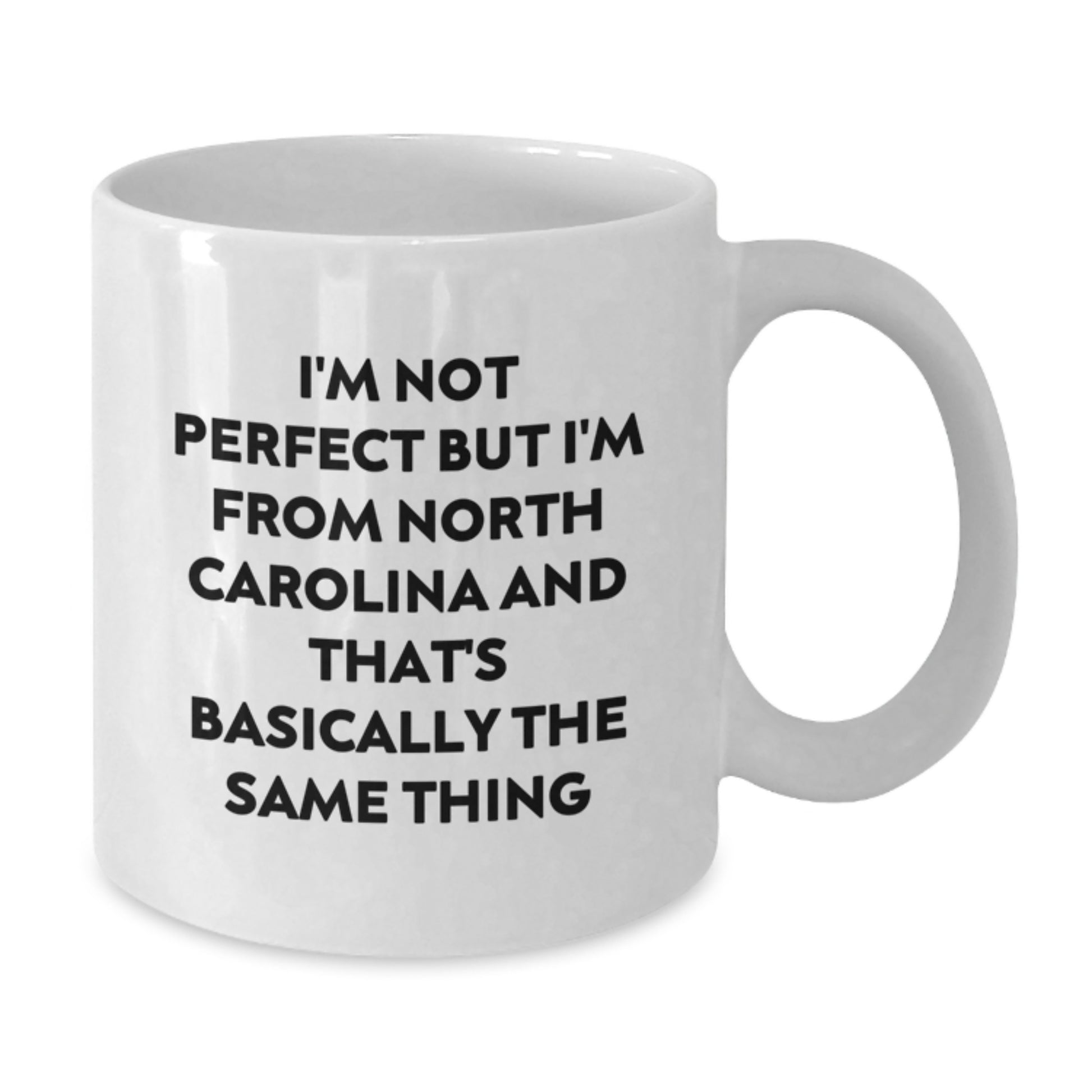 Funny North Carolina White Coffee Mugs Gifts for Men Women Friends Family from the Tar Heel State - Additional