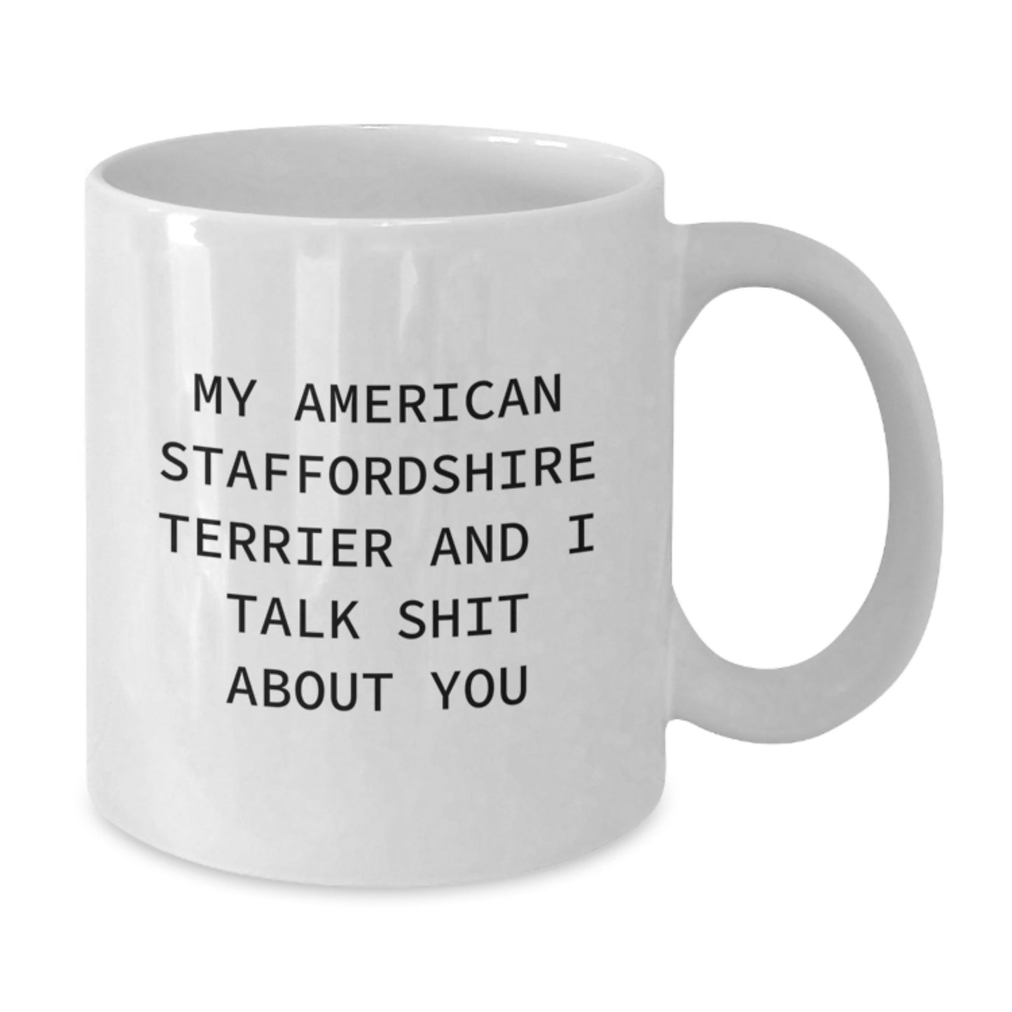 American Staffordshire Terrier Keepsake Mug for Him Birthday Gift - Additional