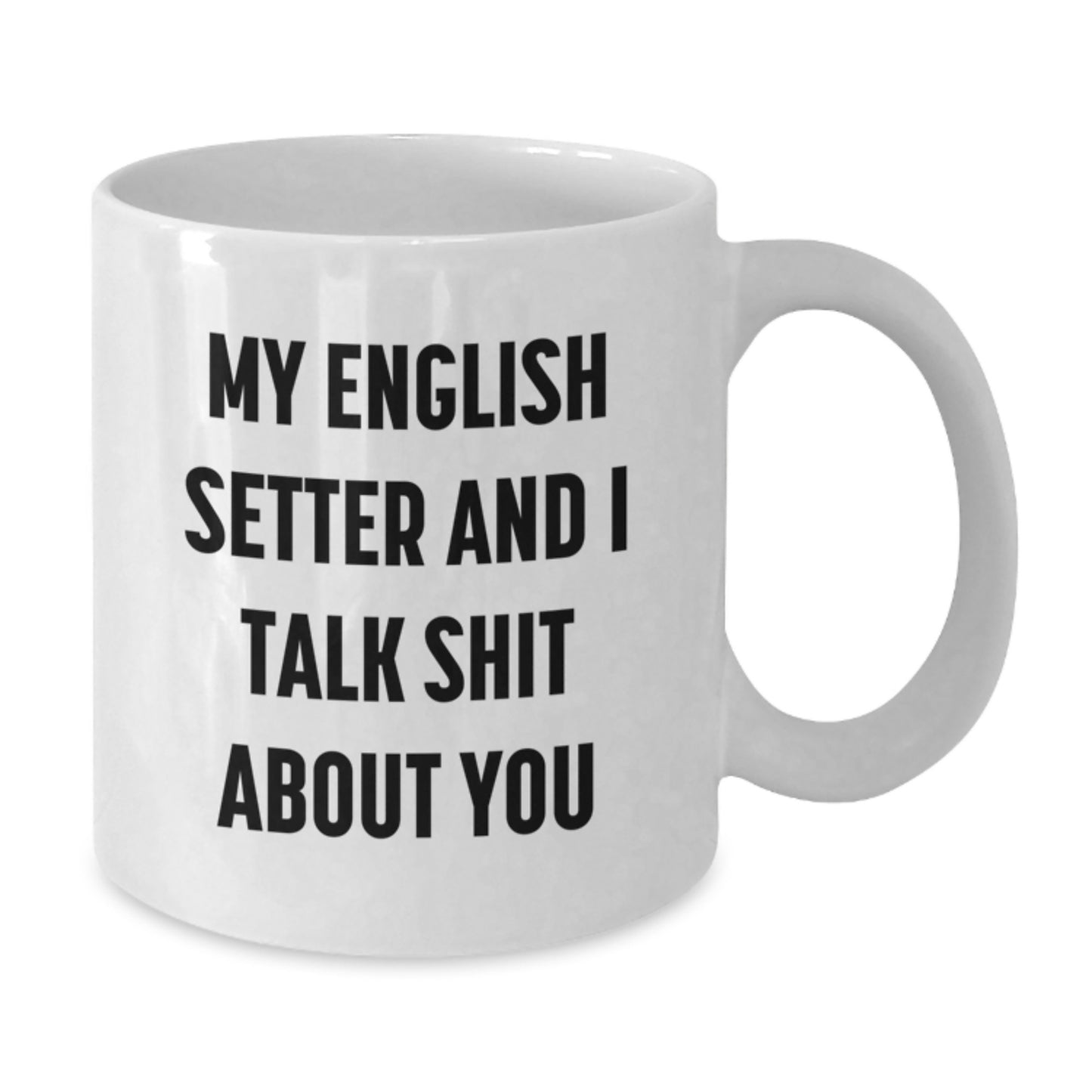 English Setter Keepsake Mug for Him White Ceramic Birthday Gift - Additional